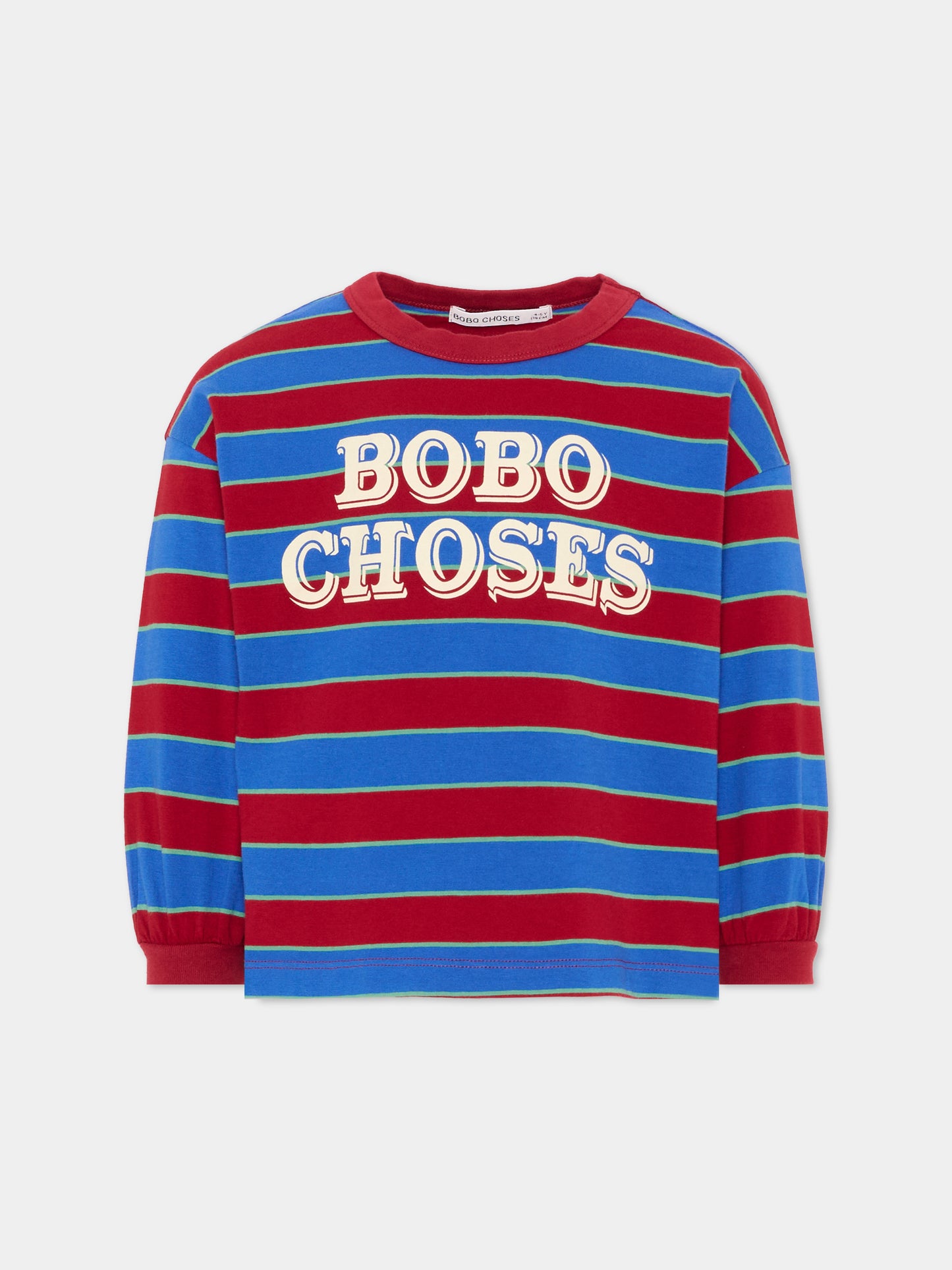 T-shirt a manica lunga multicolor per bambini rigata,Bobo Choses,B226AC110