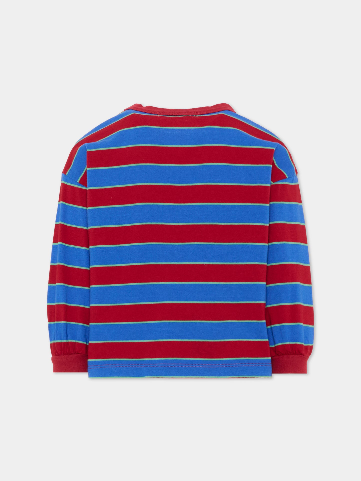 T-shirt a manica lunga multicolor per bambini rigata,Bobo Choses,B226AC110