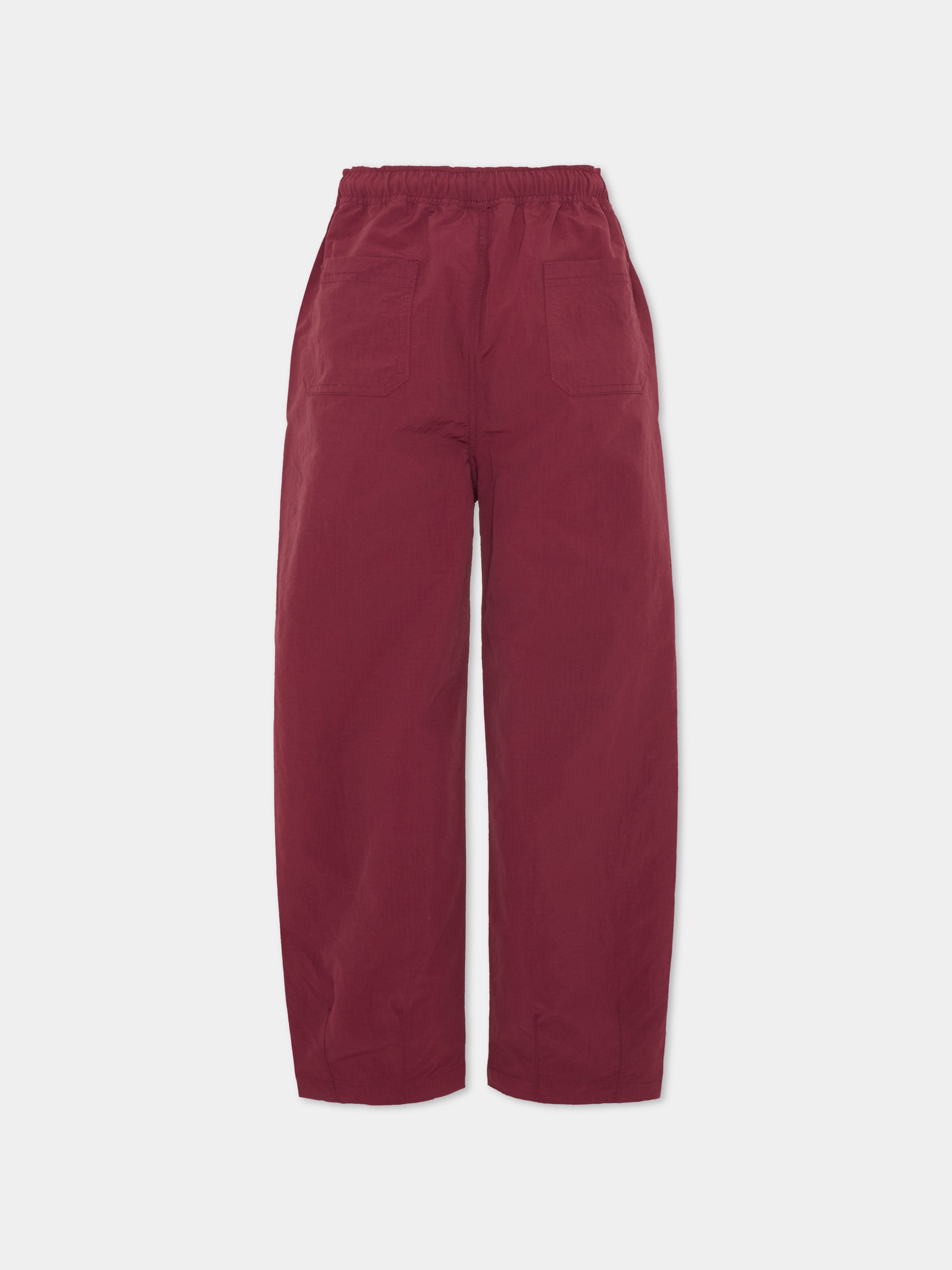 Pantalone bordeaux con logo per bambino,Bobo Choses,B226AC121