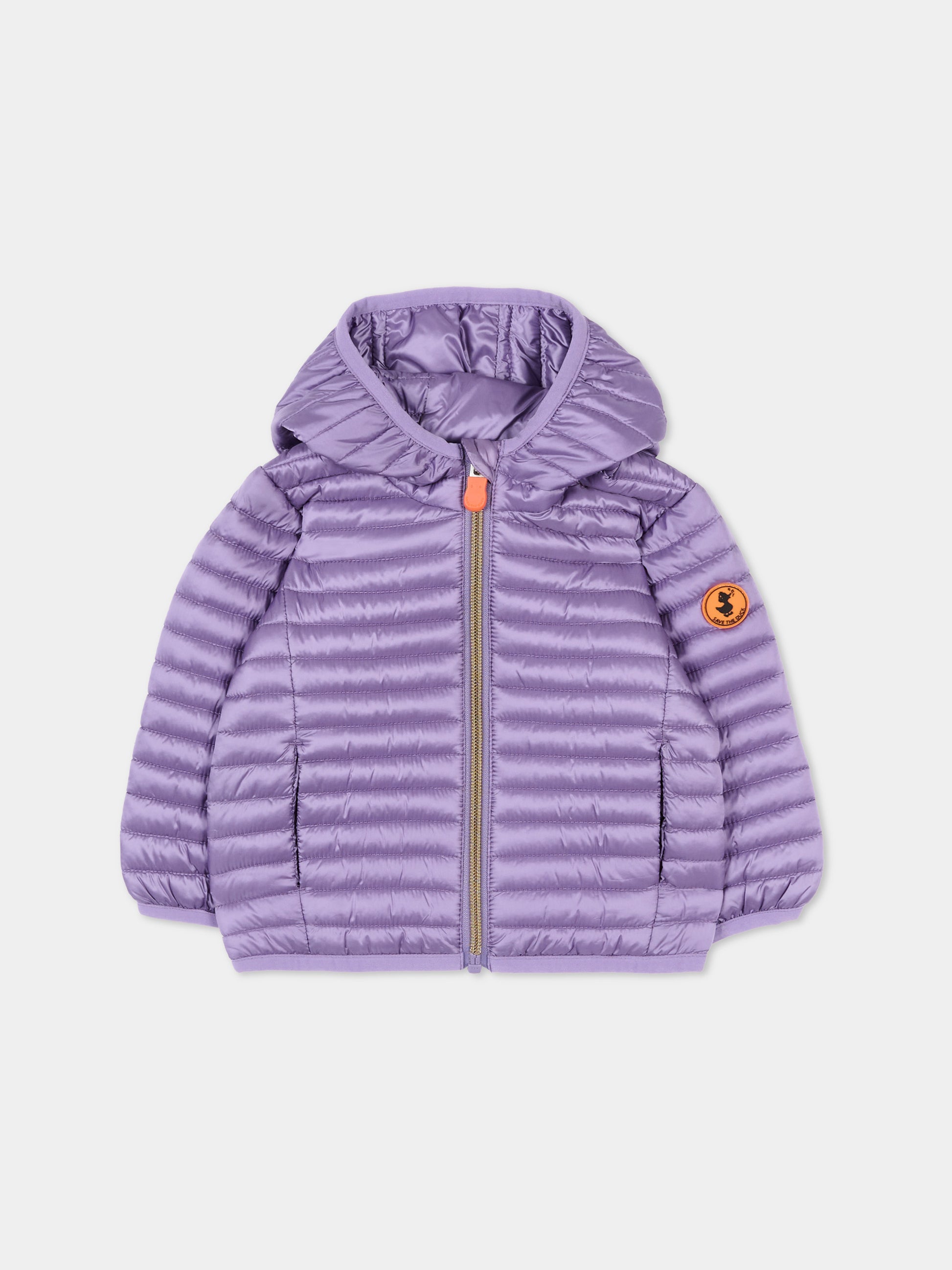 Piumino viola Lucy per neonata,Save The Duck Kids,I30005G IRIS20 80042