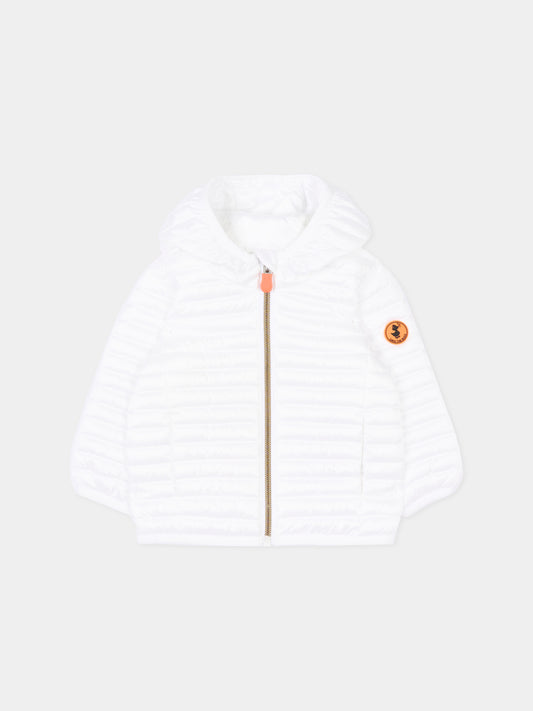 Piumino bianco Lucy per neonati,Save The Duck Kids,I30005G IRIS20 00000