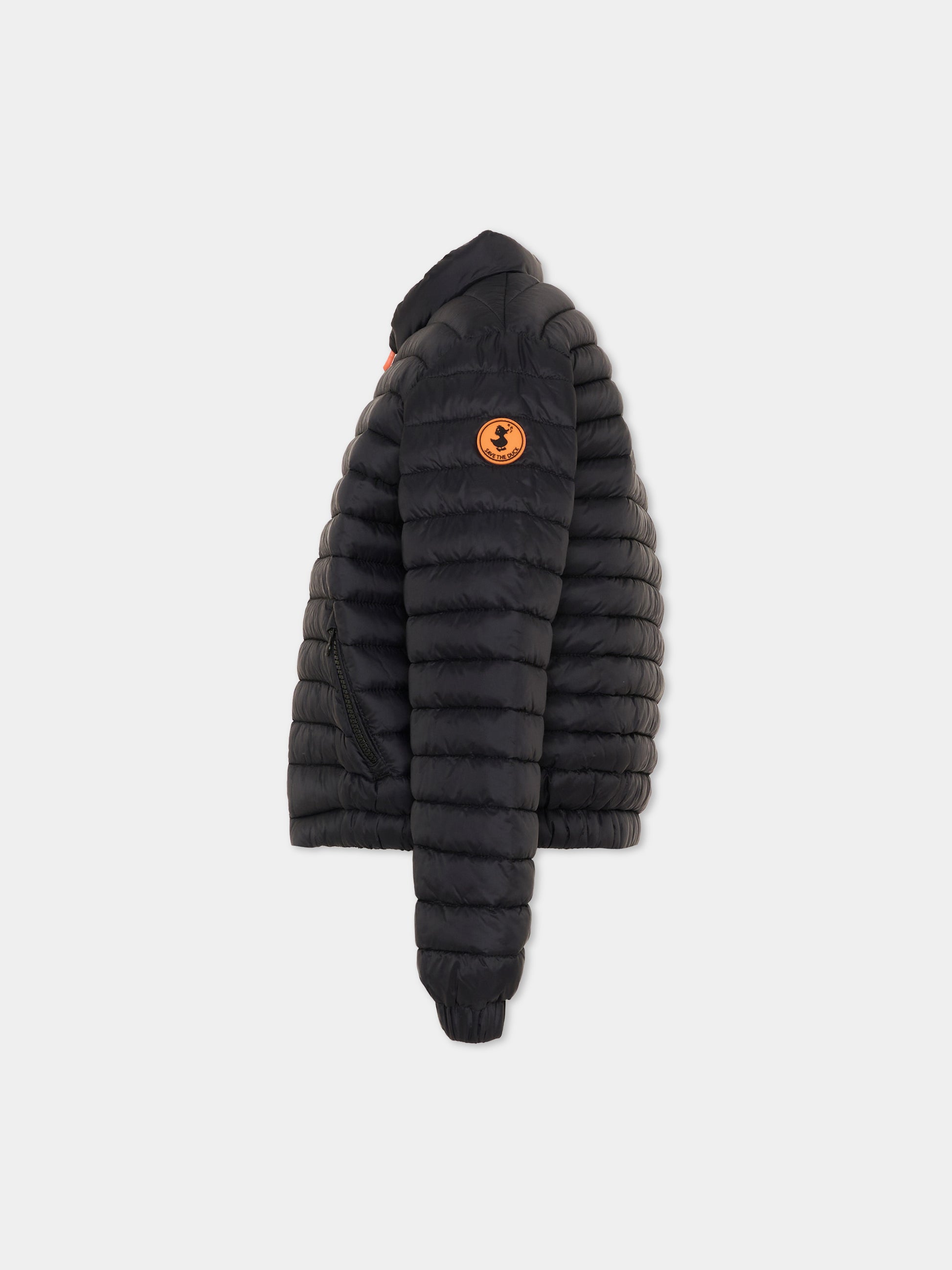 Piumino nero Mae per bambini,Save The Duck Kids,J31151G GIGA20 10000