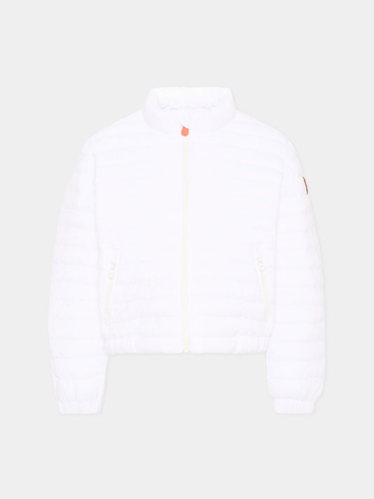 Piumino bianco per bambini trapuntato,Save The Duck Kids,J31151G GIGA20 00000