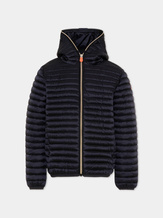 Piumino nero Rosy per bambini trapuntato,Save The Duck Kids,J32310G IRIS20 10000