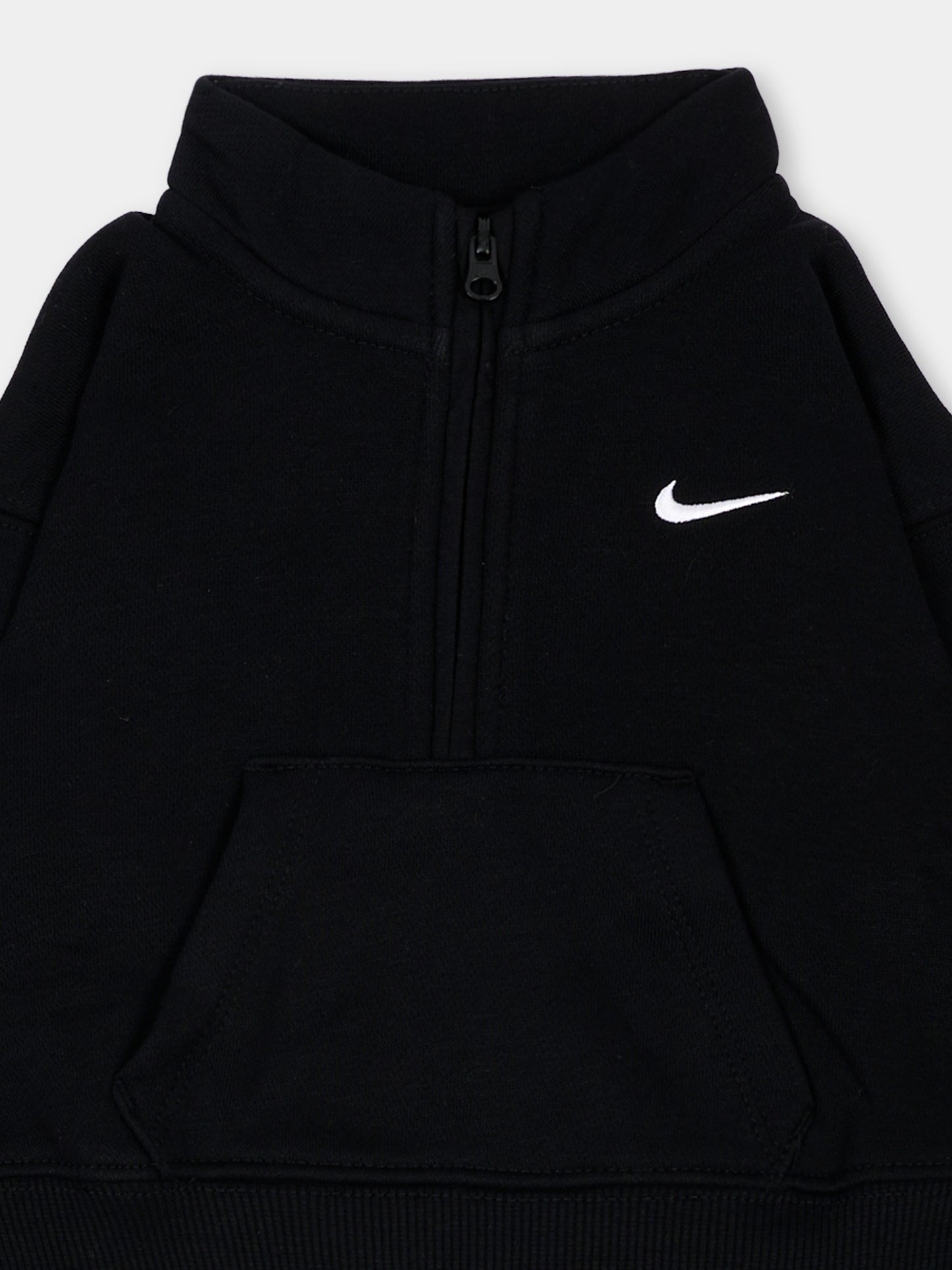 Completo sportivo nero per neonati con logo,Nike,16P242 023