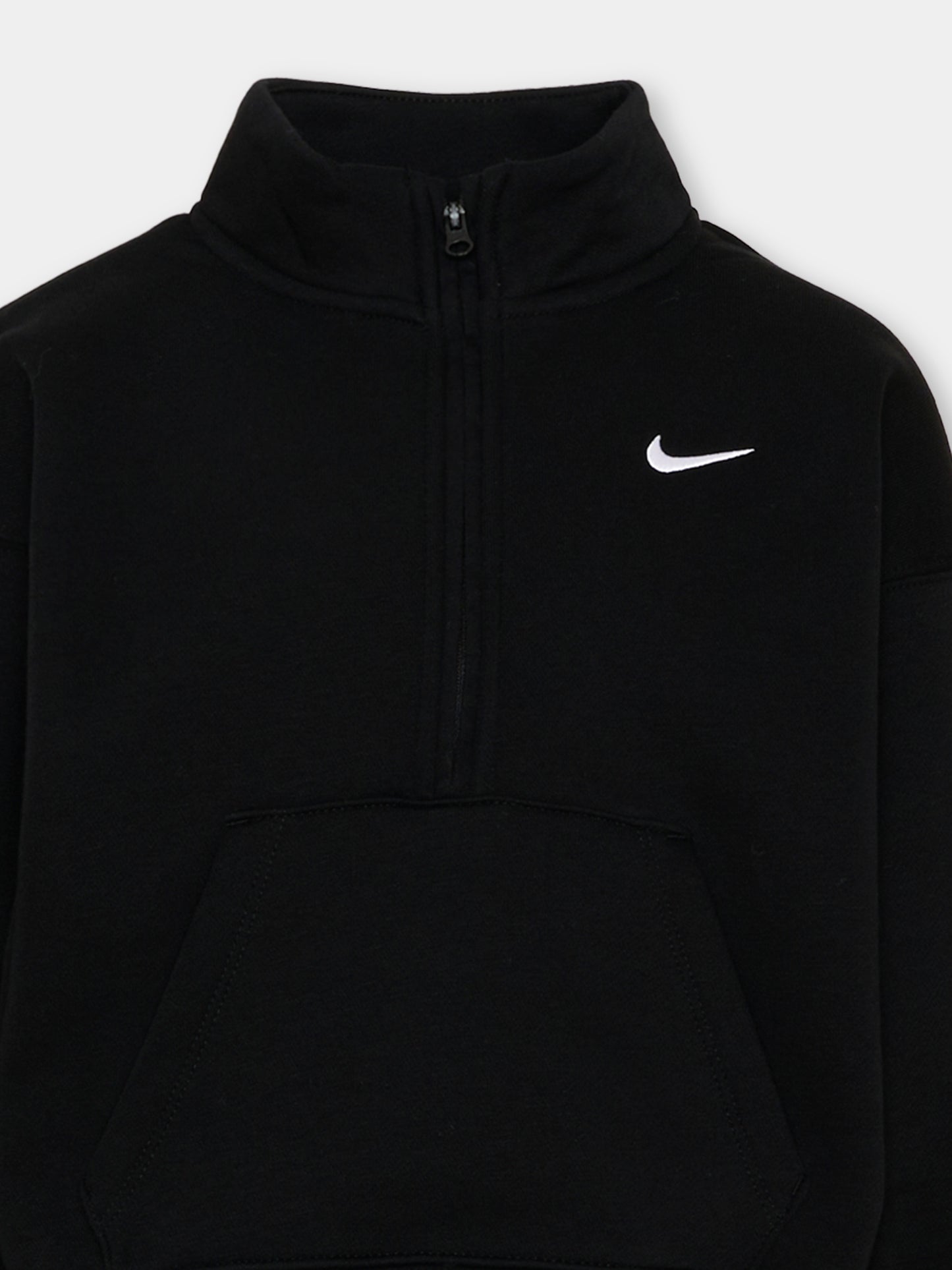 Completo sportivo nero per bambini con logo,Nike,36P242 023
