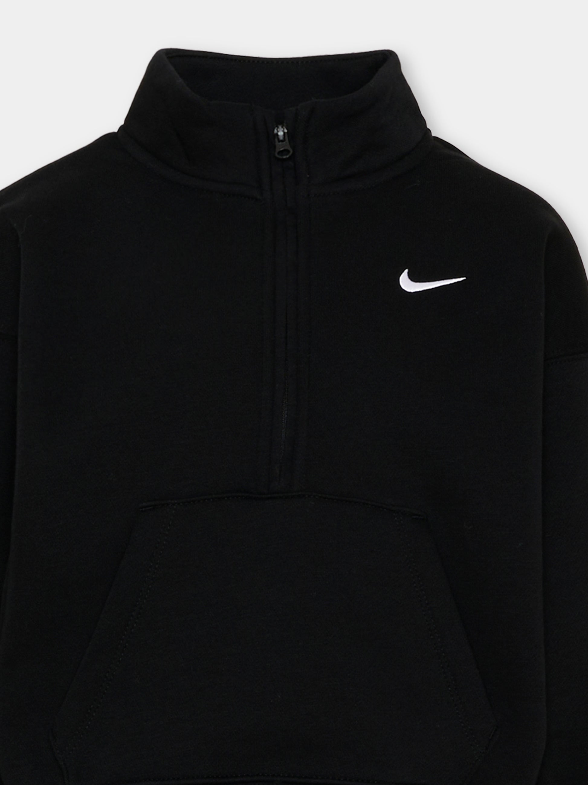 Completo sportivo nero per bambini con logo,Nike,36P242 023