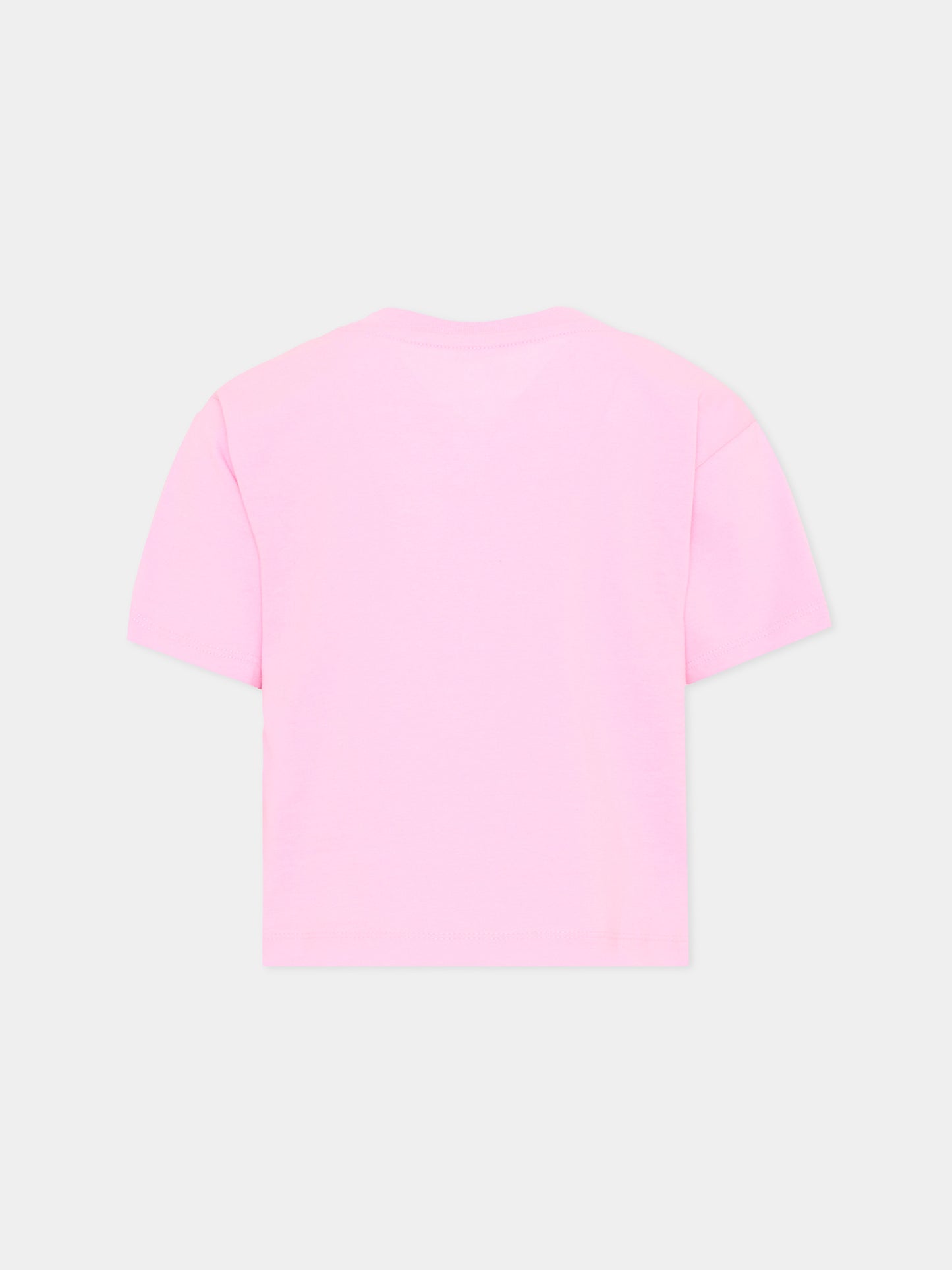 T-Shirt rosa per bambina con logo,Nike,36L160 AAH