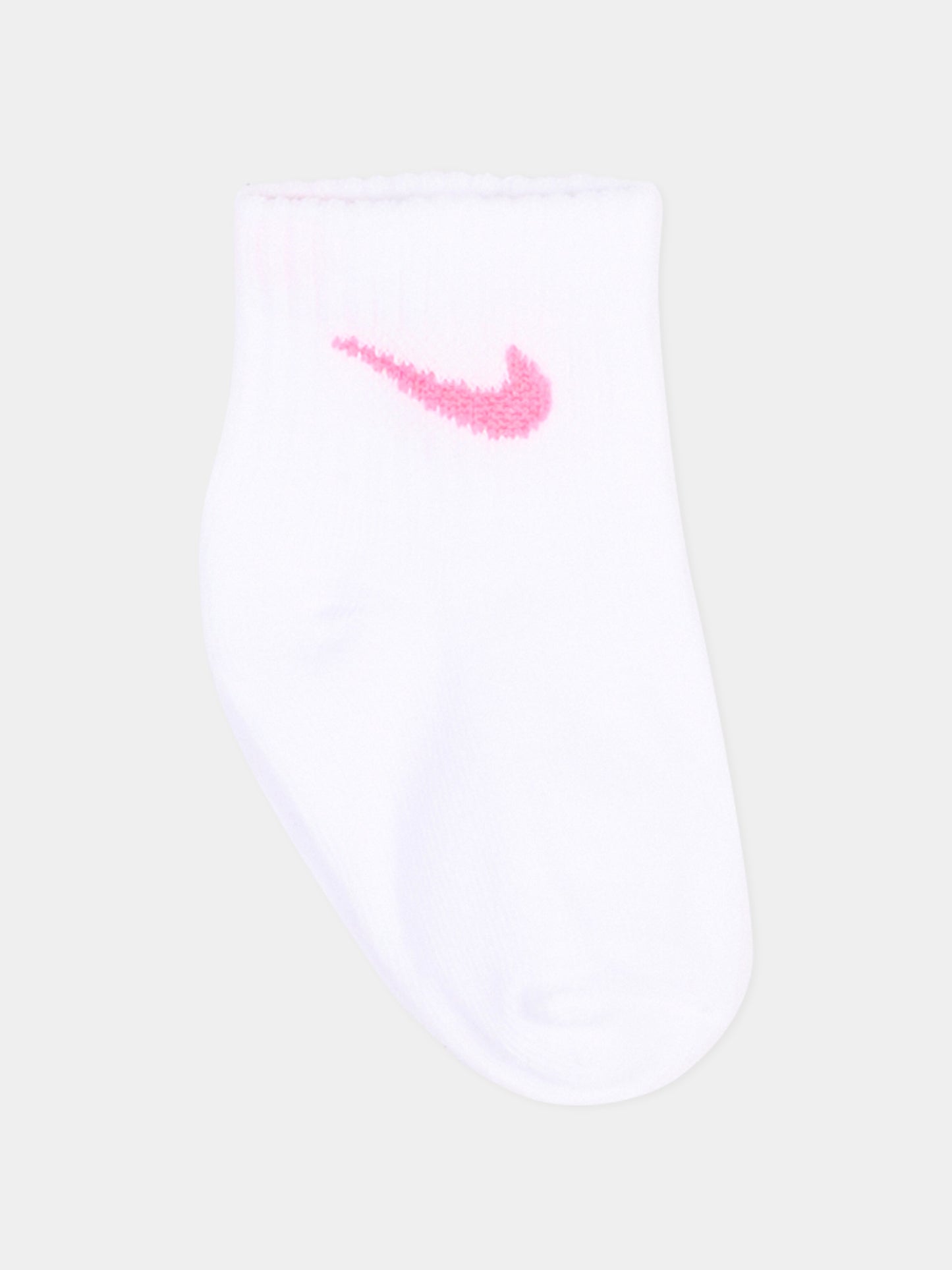 Calza spugna rosa per neonata con logo,Nike,NN0641 V12