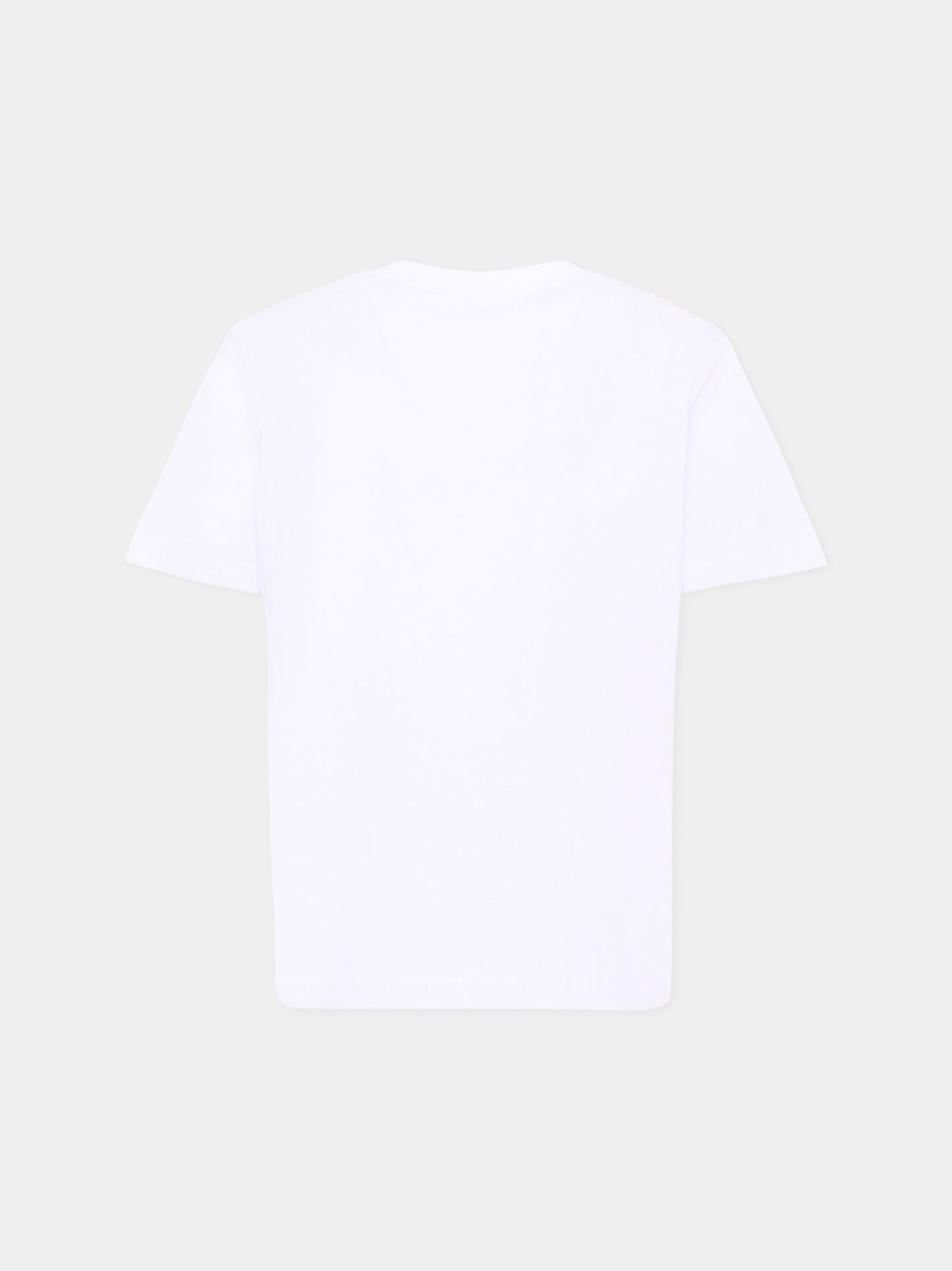 T-Shirt bianca per bambino con loghi,Nike,86P293 001