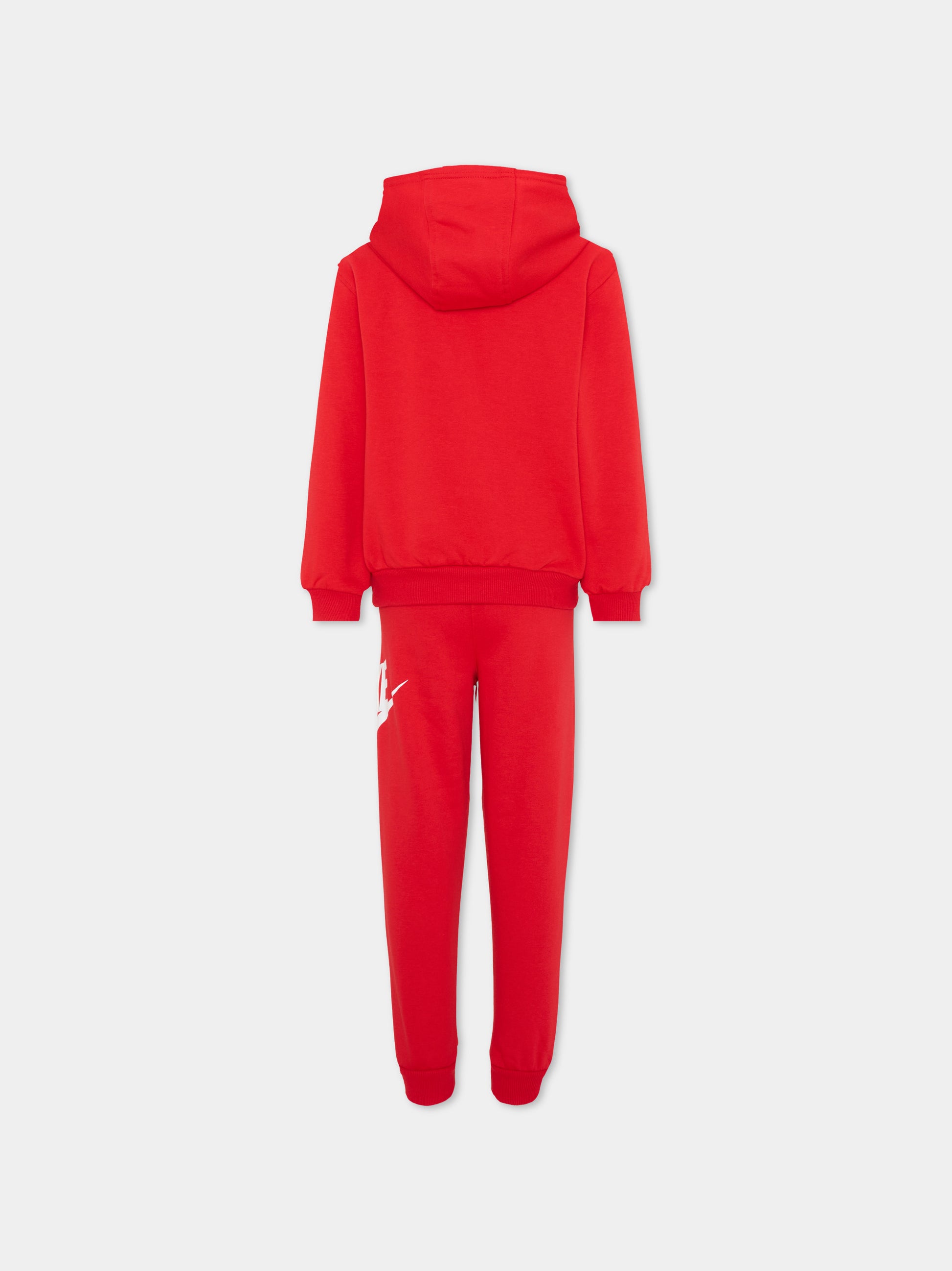 Completo sportivo rosso per bambino con logo,Nike,86L135 U10