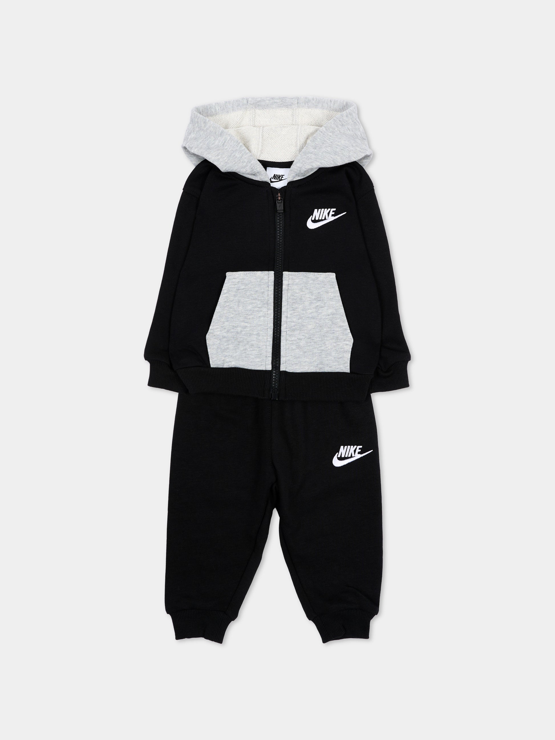 Completo sportivo lungo nero per neonati,Nike,66P282 023