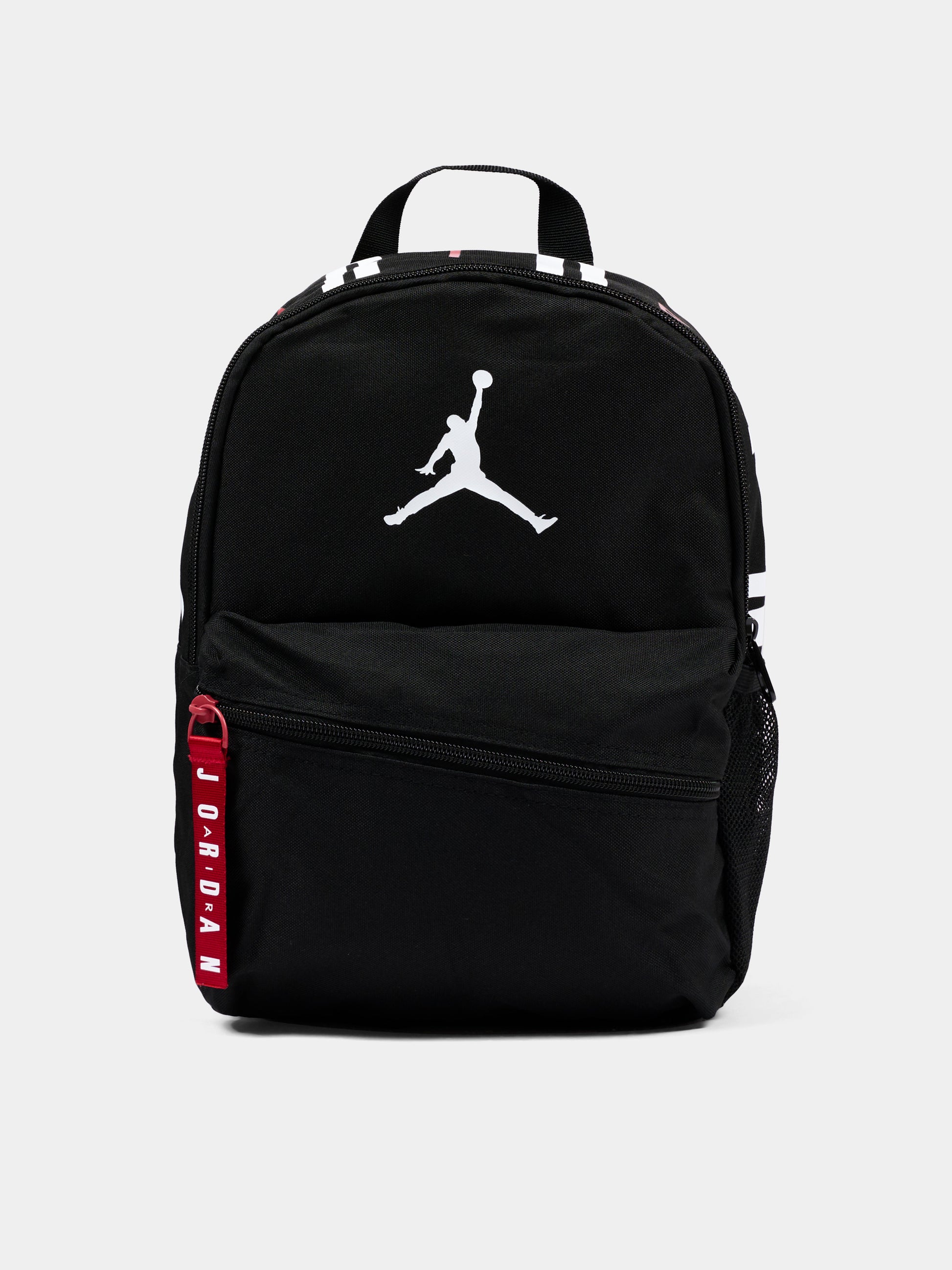 Zaino nero per bambino con logo,Jordan,7A9214 023