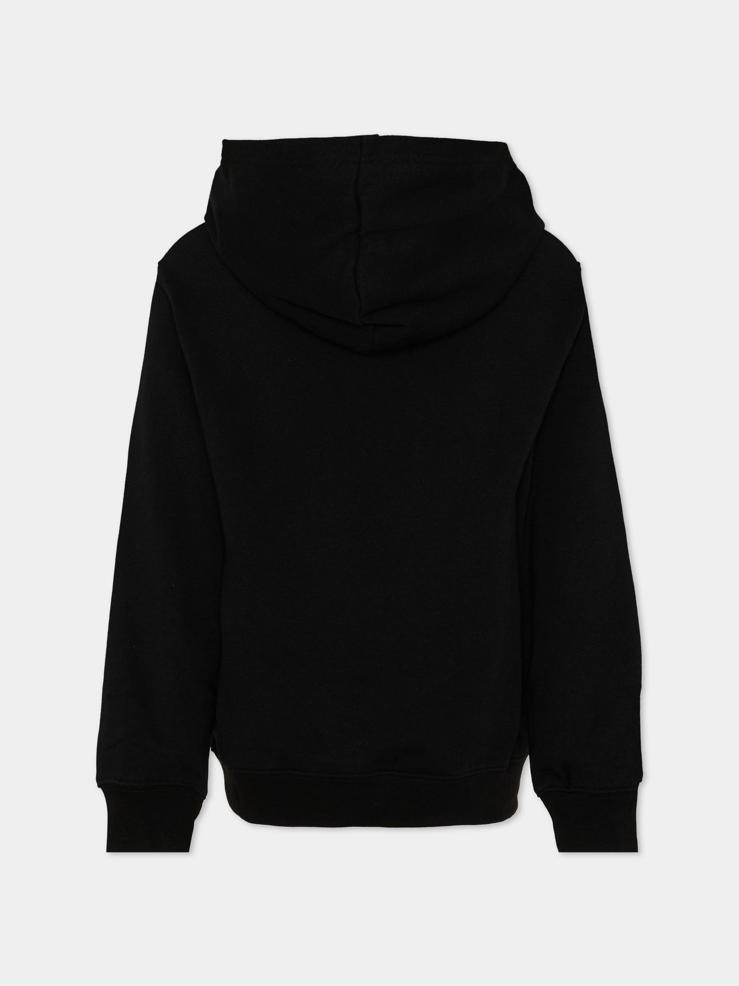 Felpa nera per bambino con logo,Jordan,95F121 023