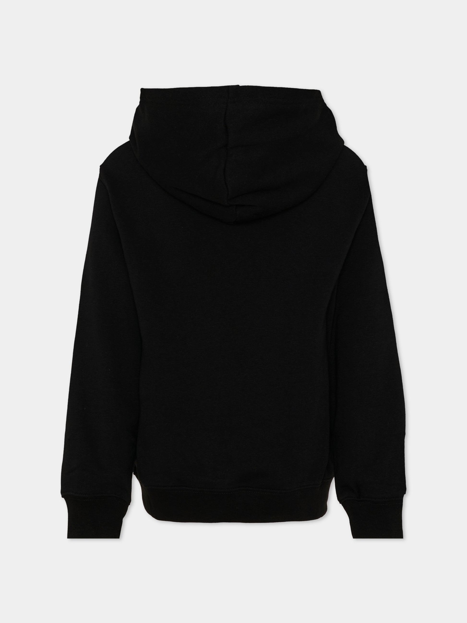 Felpa nera per bambino con logo,Jordan,95F121 023