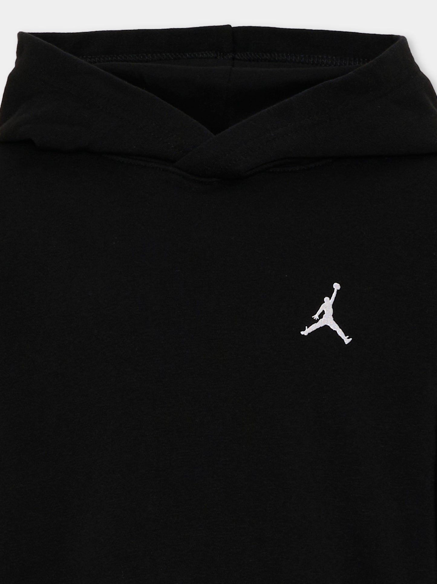 Felpa nera per bambino con logo,Jordan,95F121 023