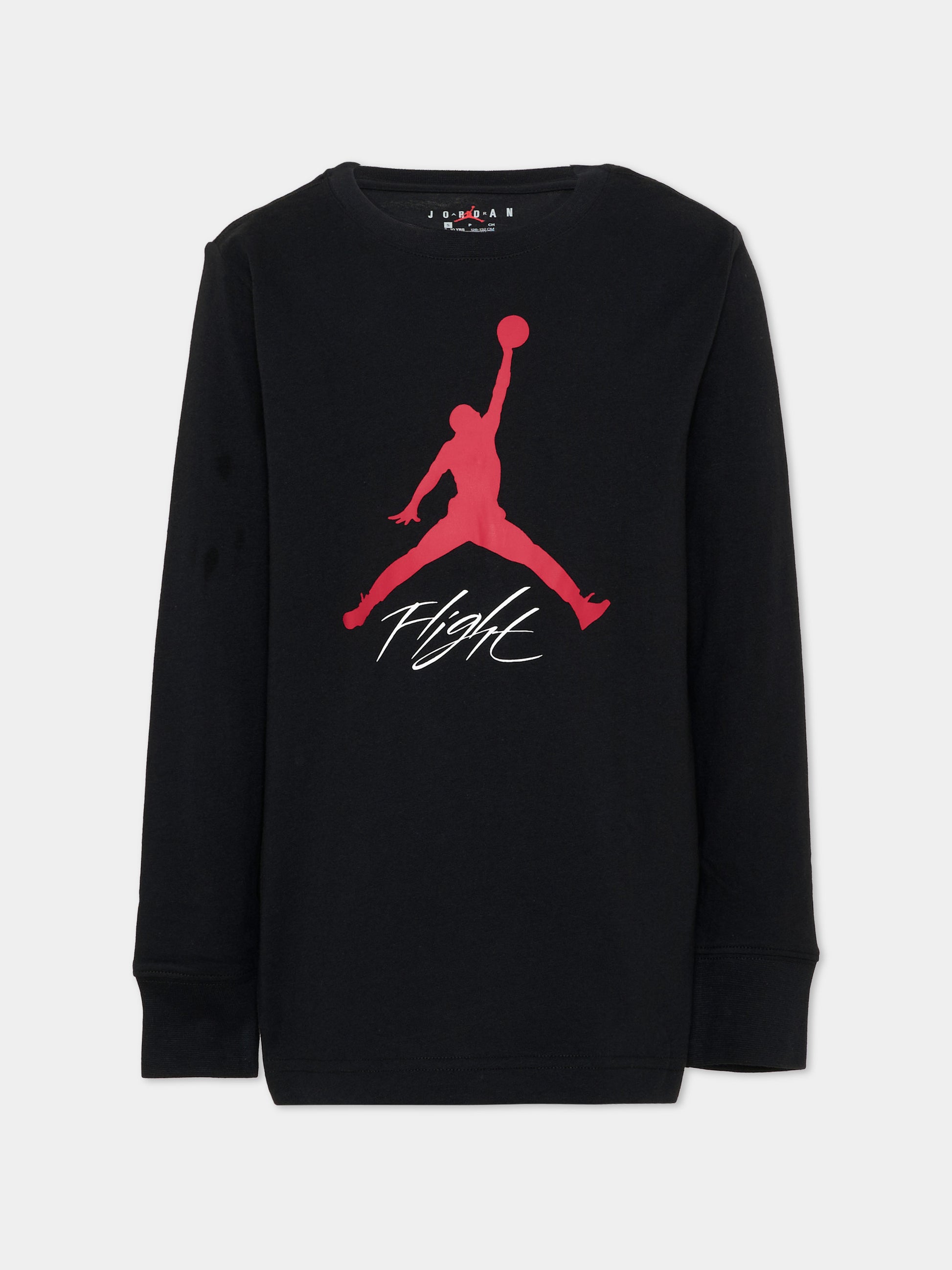 T-Shirt nera per bambino con logo,Jordan,95C892 023
