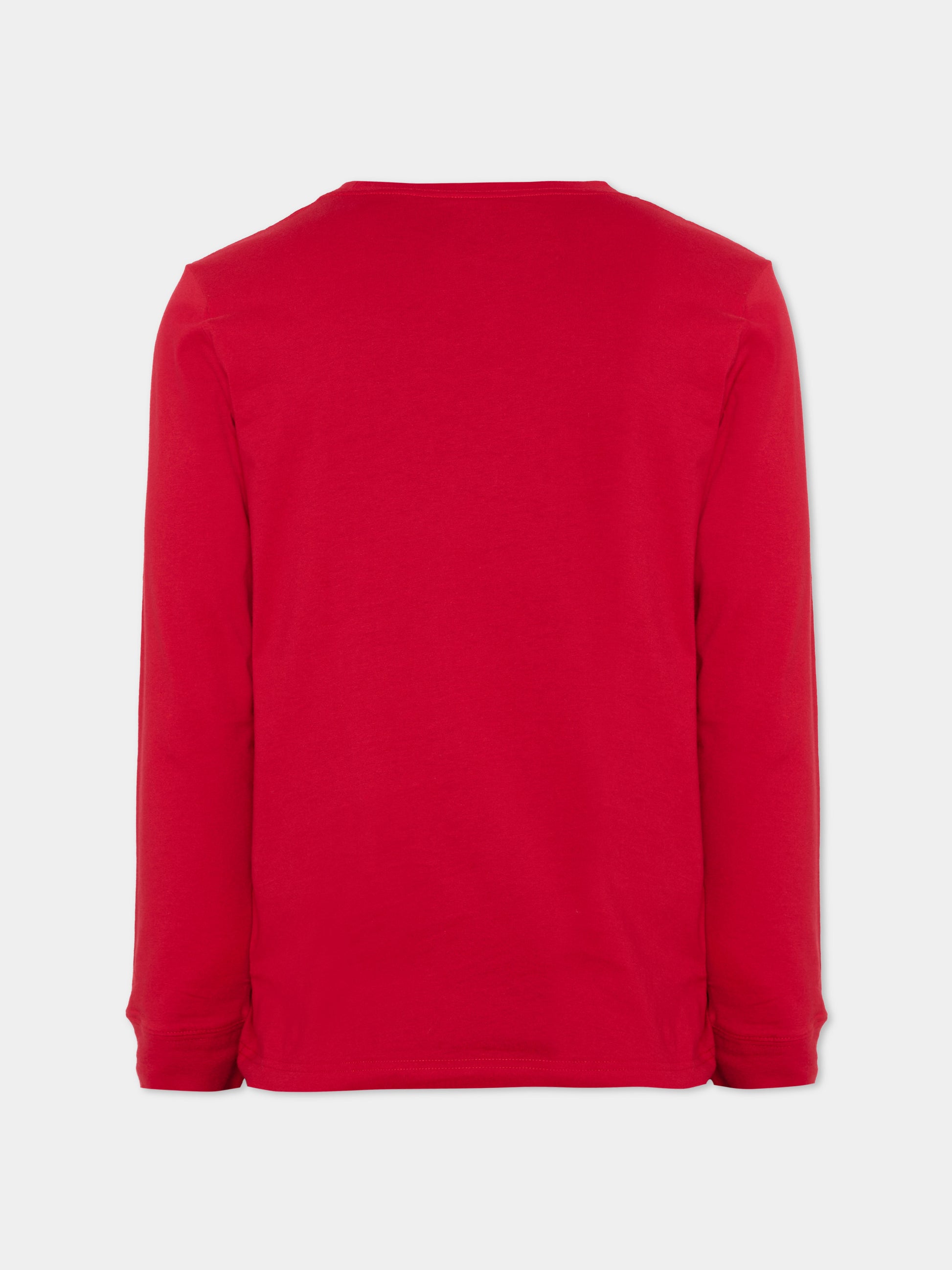 T-shirt a manica lunga rossa con Jumpman,Jordan,95A903 R78