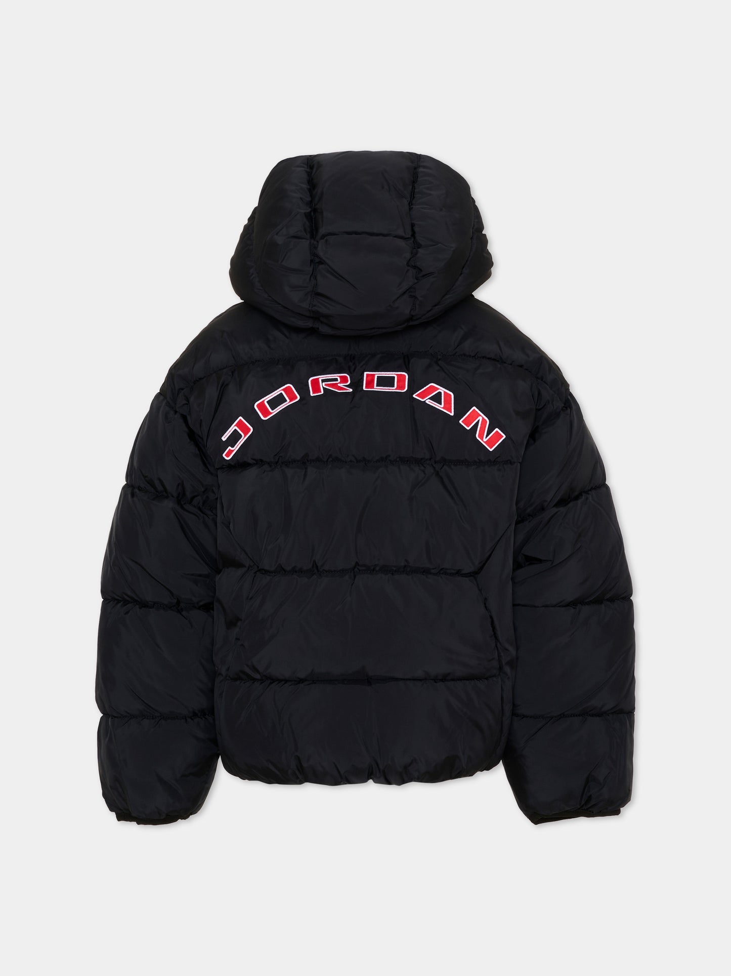 Piumino nero per bambino con logo,Jordan,95G036 023