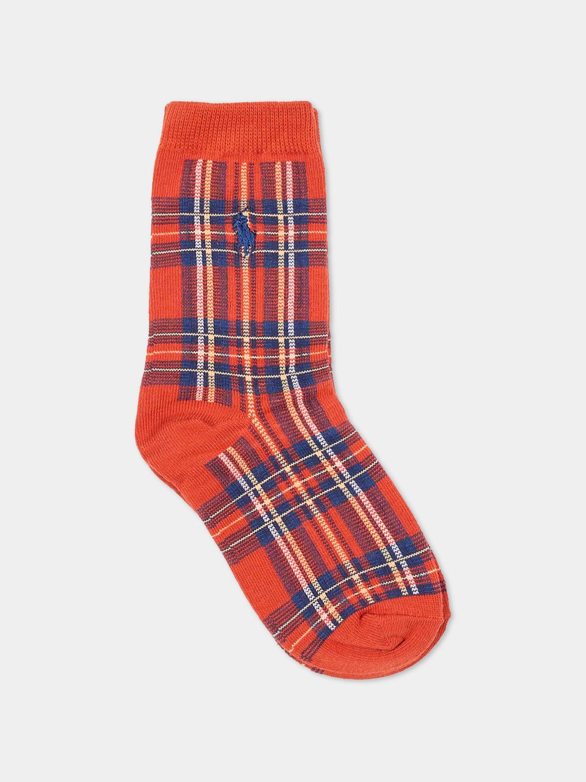 Calzini multicolor con logo per bambina,Ralph Lauren Kids,P19557001