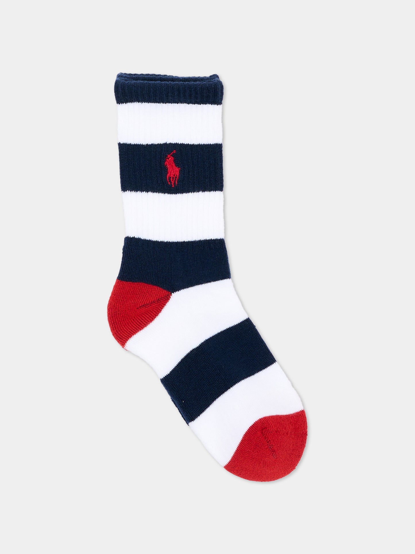 Calzini multicolor per bambino con logo,Ralph Lauren Kids,P03163001