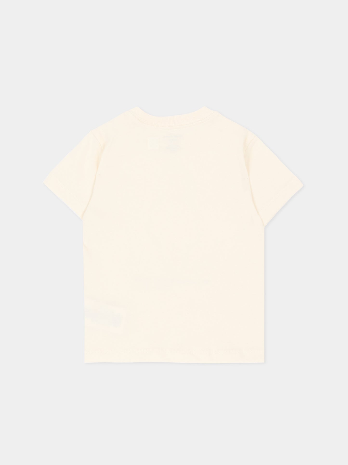 T-shirt a manica corta avorio Polo Bear per neonati,Ralph Lauren Kids,B27298001