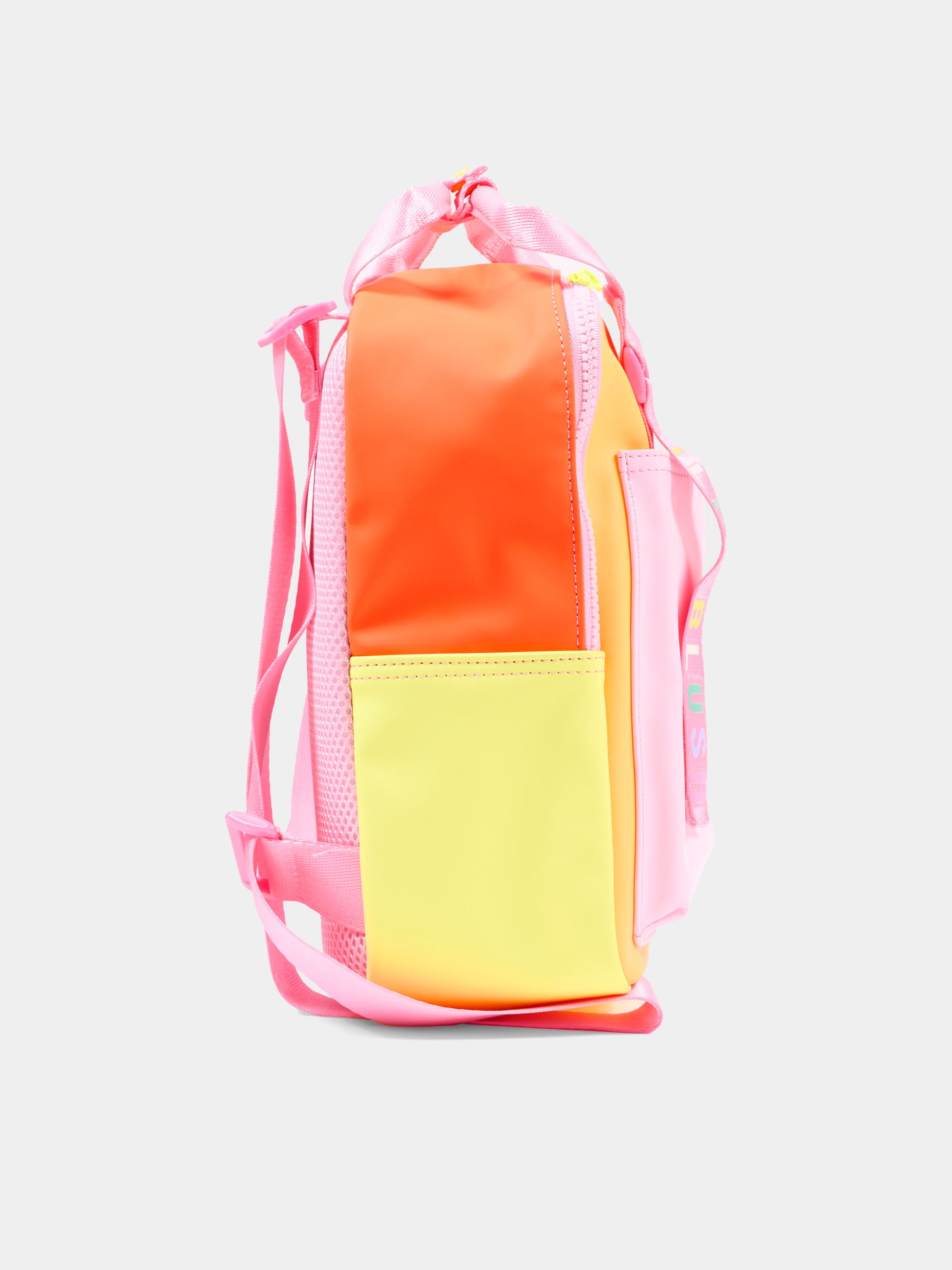 Zaino multicolor per bambina con logo,Billieblush,U20787 599