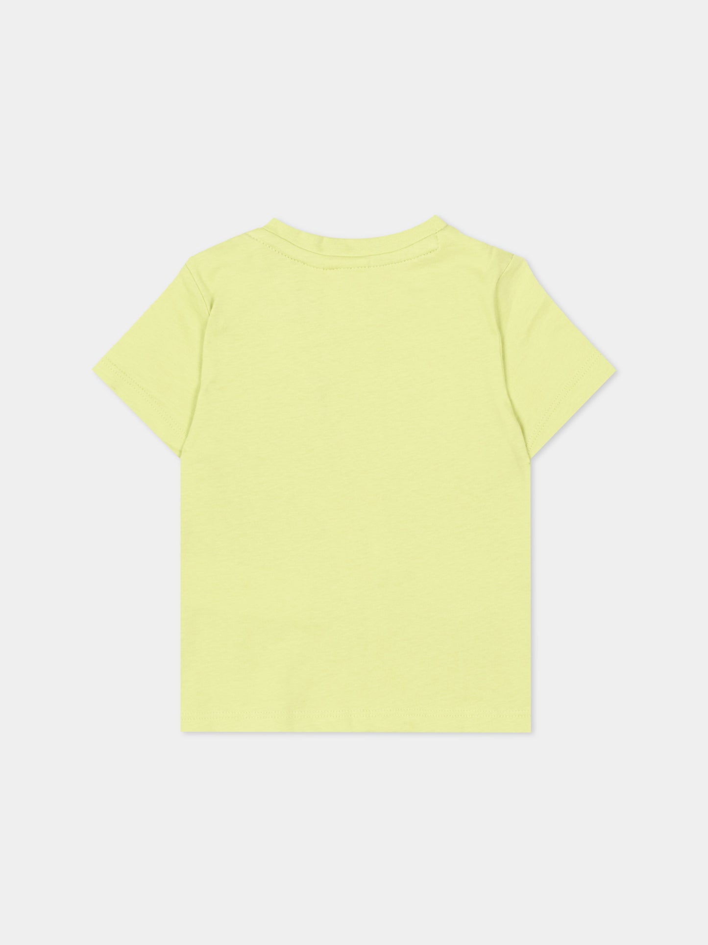 T-Shirt verde per neonato con logo,Boss,J52105 607