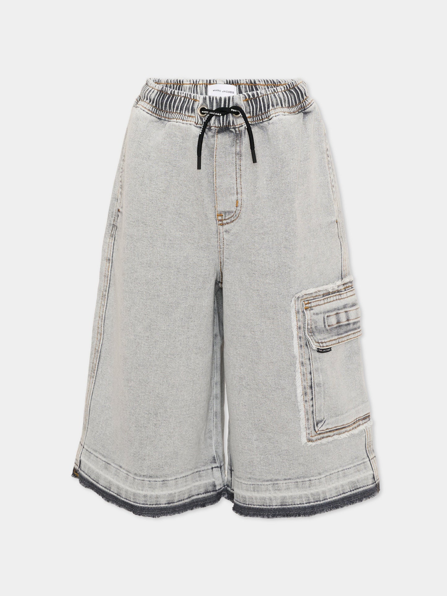 Shorts grigi per bambino con tasche cargo,Marc Jacobs,W60487 09B