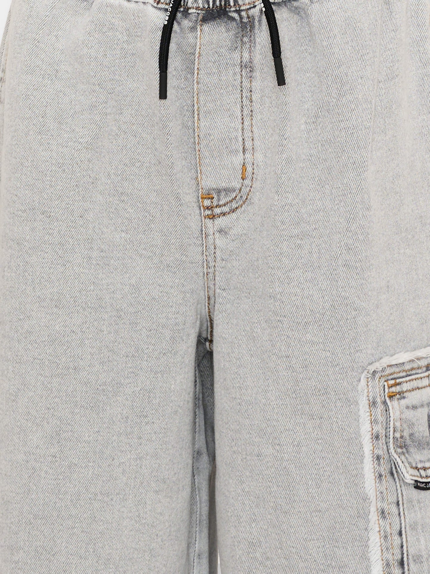 Shorts grigi per bambino con tasche cargo,Marc Jacobs,W60487 09B