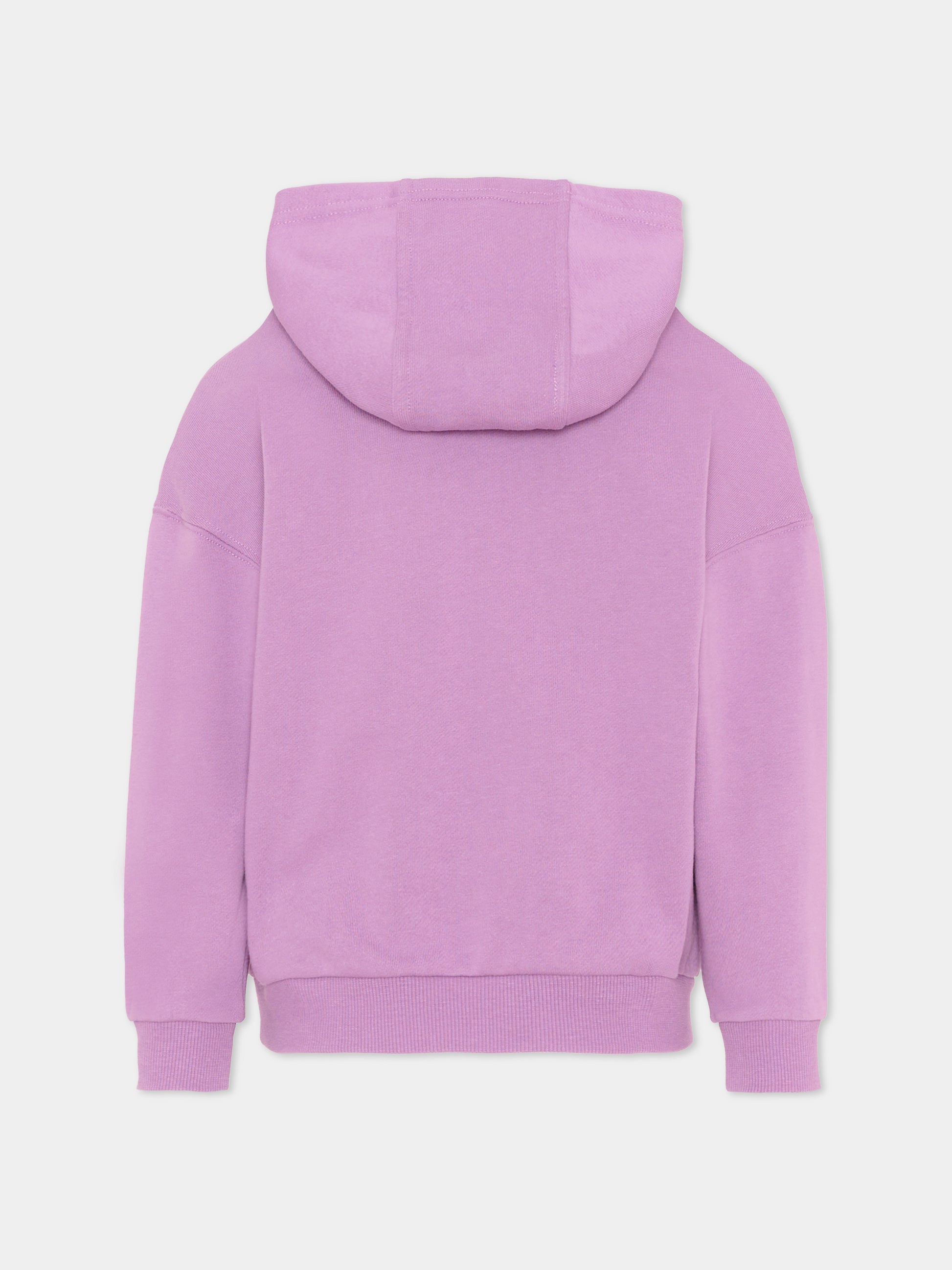 Felpa lilla per bambino con logo,Timberland,T60443 48C