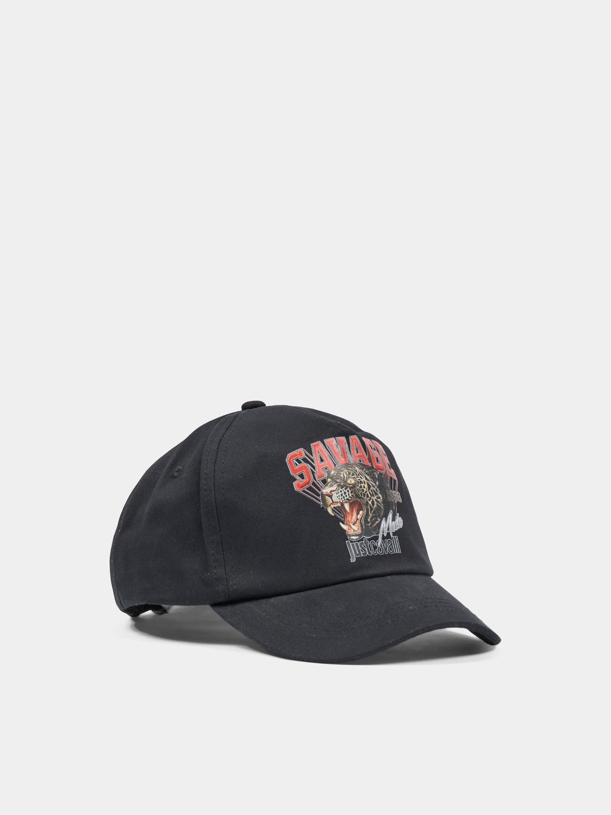 Cappello nero per bambina con stampa,Just Cavalli Kids,JGA26063BT BLACK BLACK