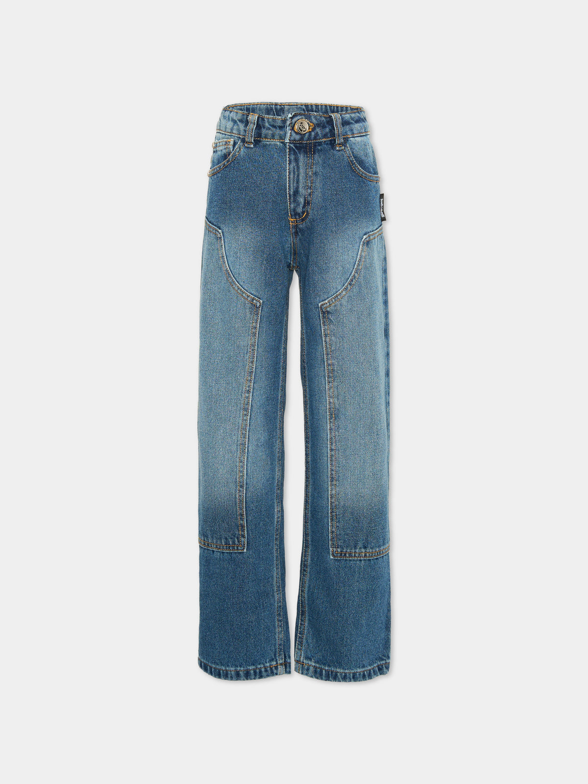 Jeans denim per bambino,Just Cavalli Kids,JBA26123JE D.BLUE_MED DENIM BLUE MEDIUM
