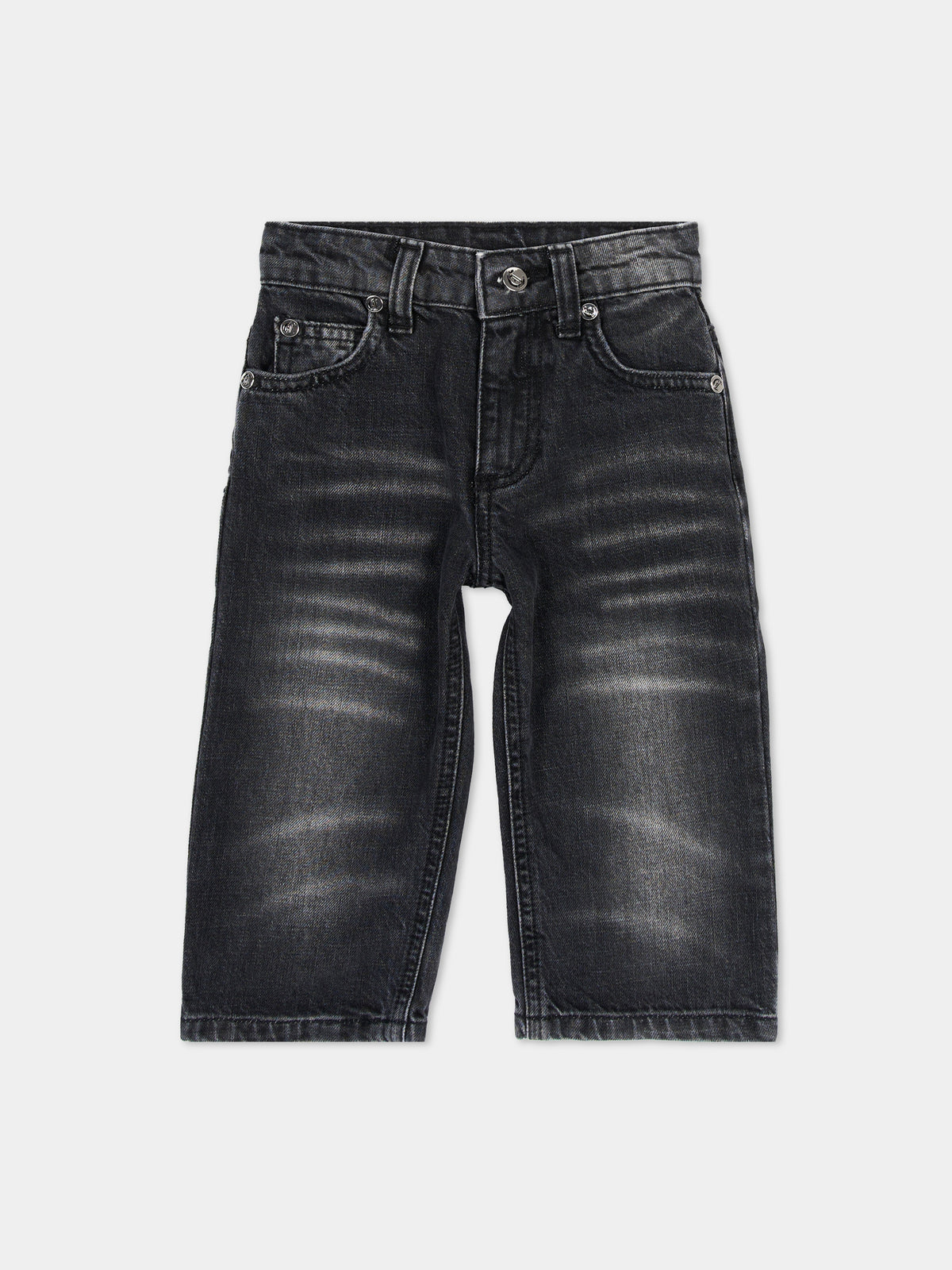 Jeans nero per neonato,Just Cavalli Kids,JIA26048JE D.BLACK DENIM BLACK