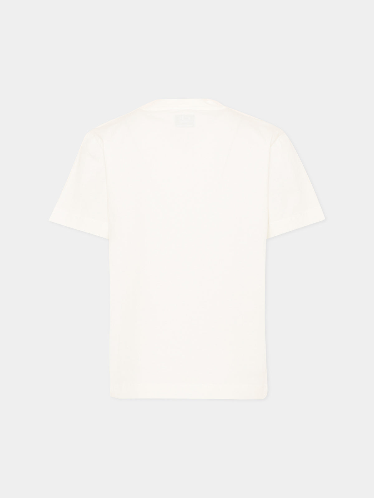 T-Shirt bianca per bambino con logo,C. P. Company,CMM00U LAA17 10135