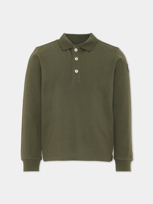 Polo verde per bambino con logo,Colmar Originals Kids,3588R 4SH 498