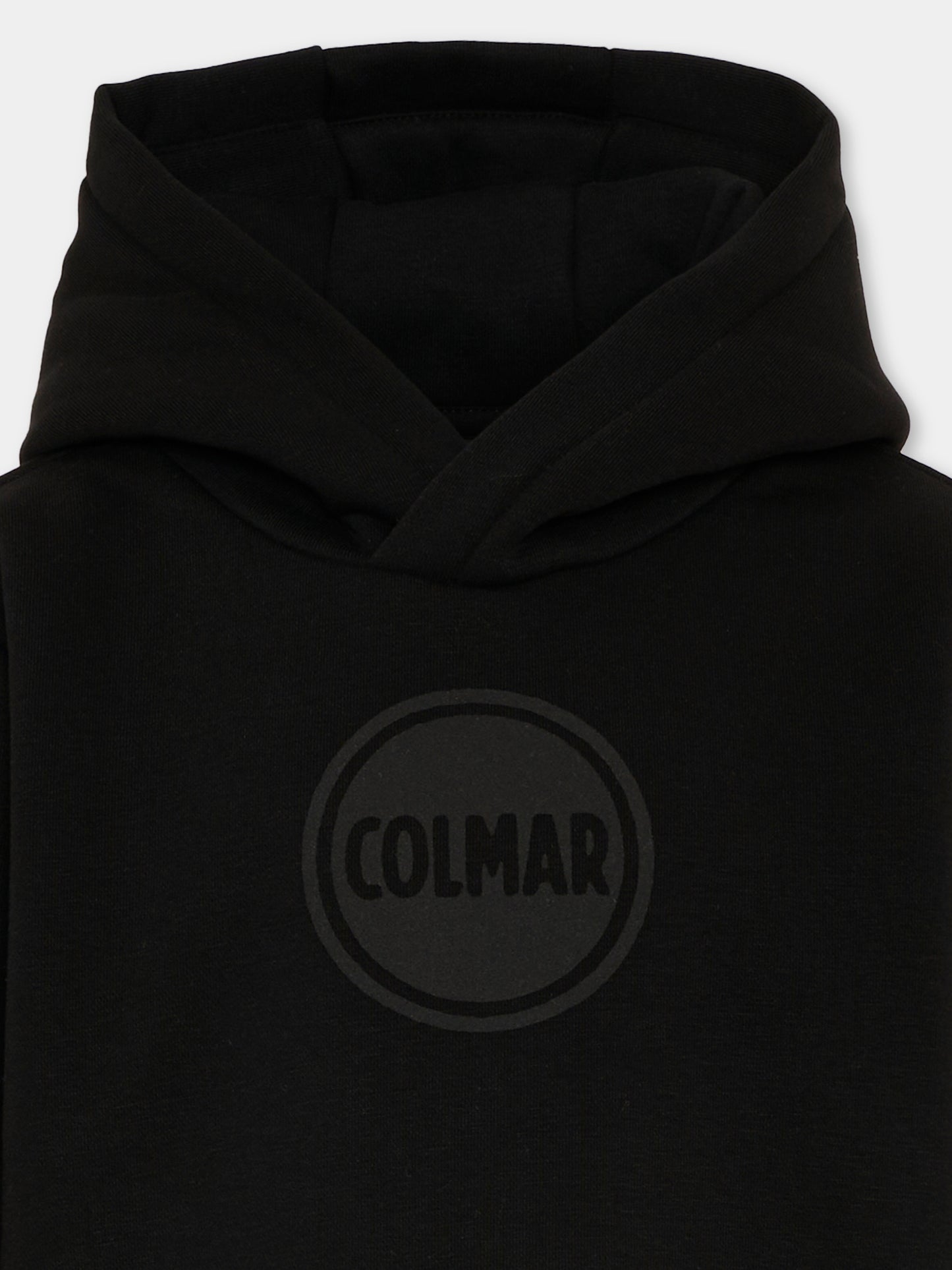 Felpa nera per bambini con logo,Colmar Originals Kids,3691N 1WX 99