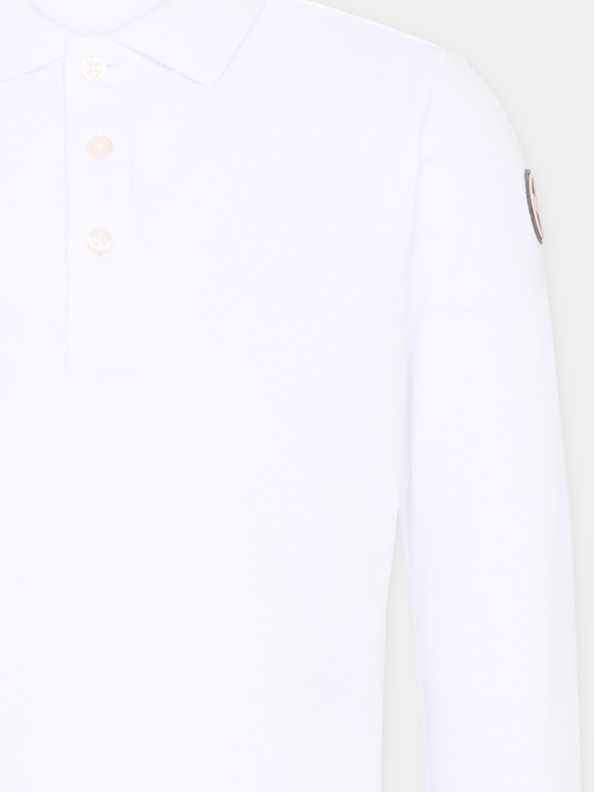 Polo bianca per bambino con logo,Colmar Originals Kids,3588R 4SH 01