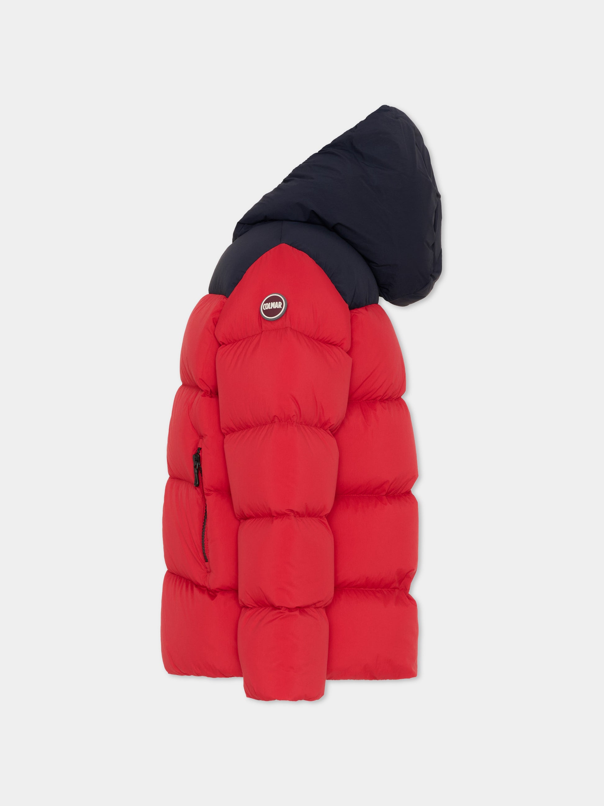 Piumino rosso per bambino con logo,Colmar Originals Kids,3408 4ZP 193