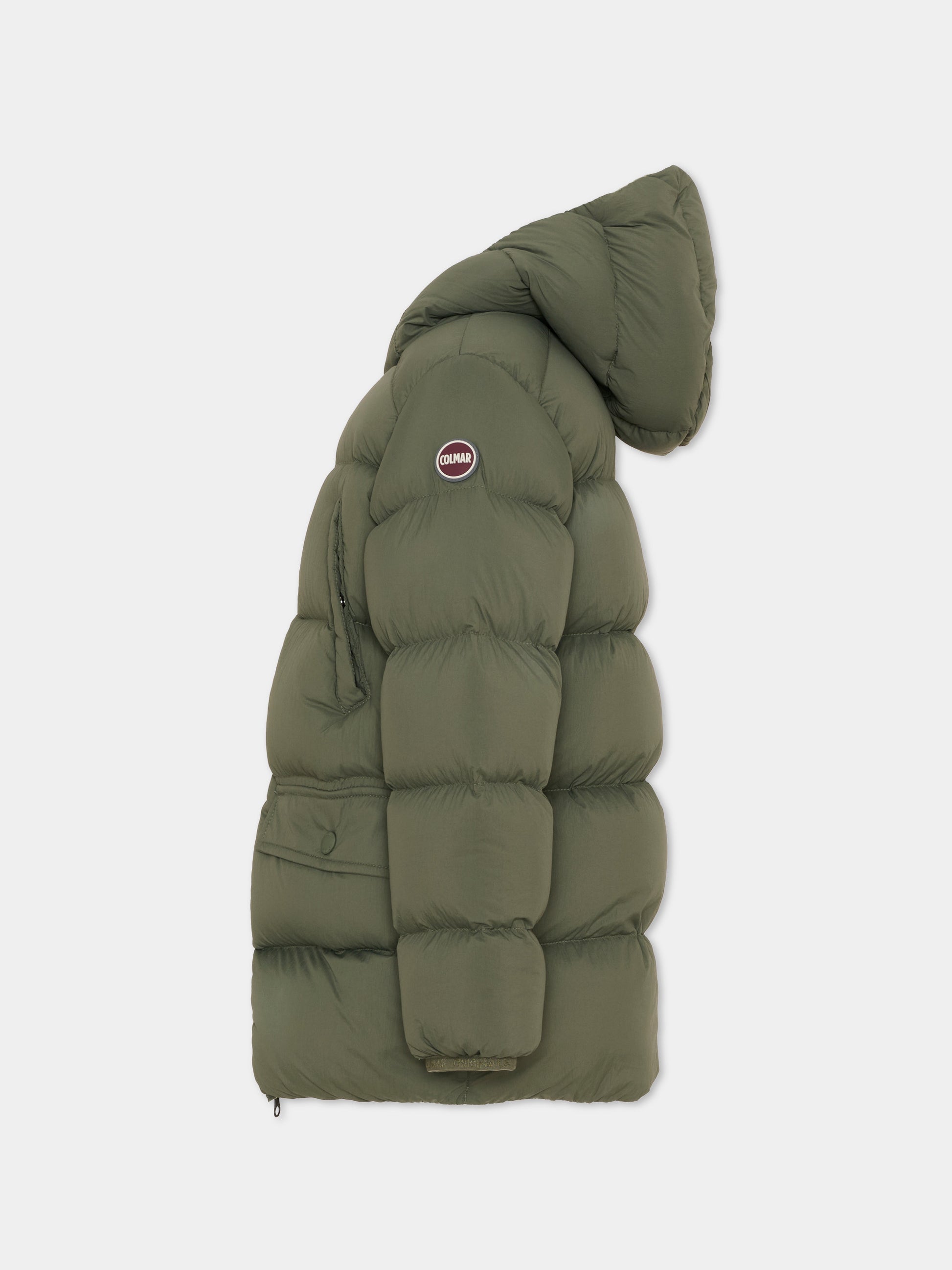 Piumino verde per bambino con logo,Colmar Originals Kids,3456 4ZP 498