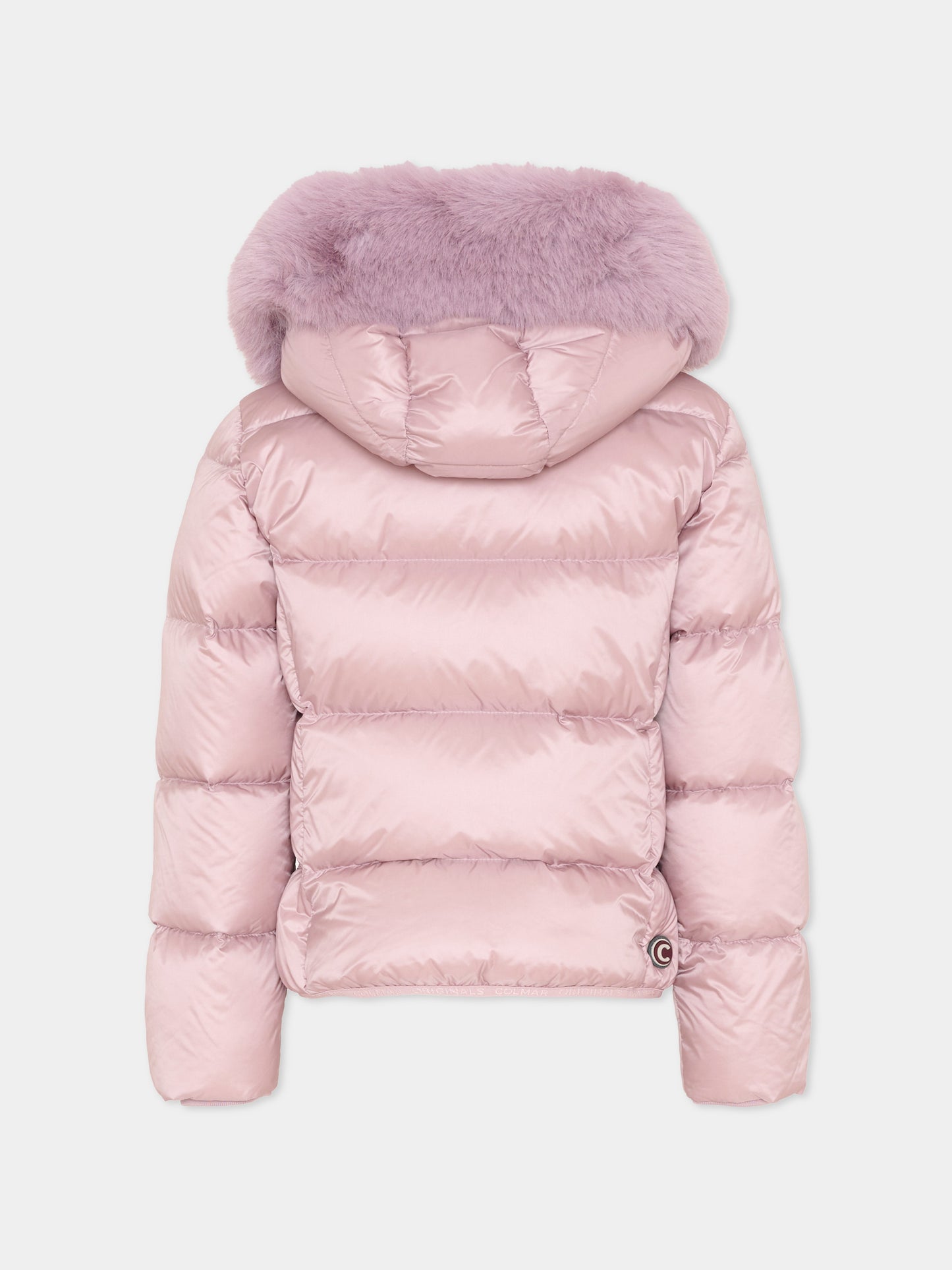 Piumino lilla per bambina con logo,Colmar Originals Kids,3406E 2YO 743