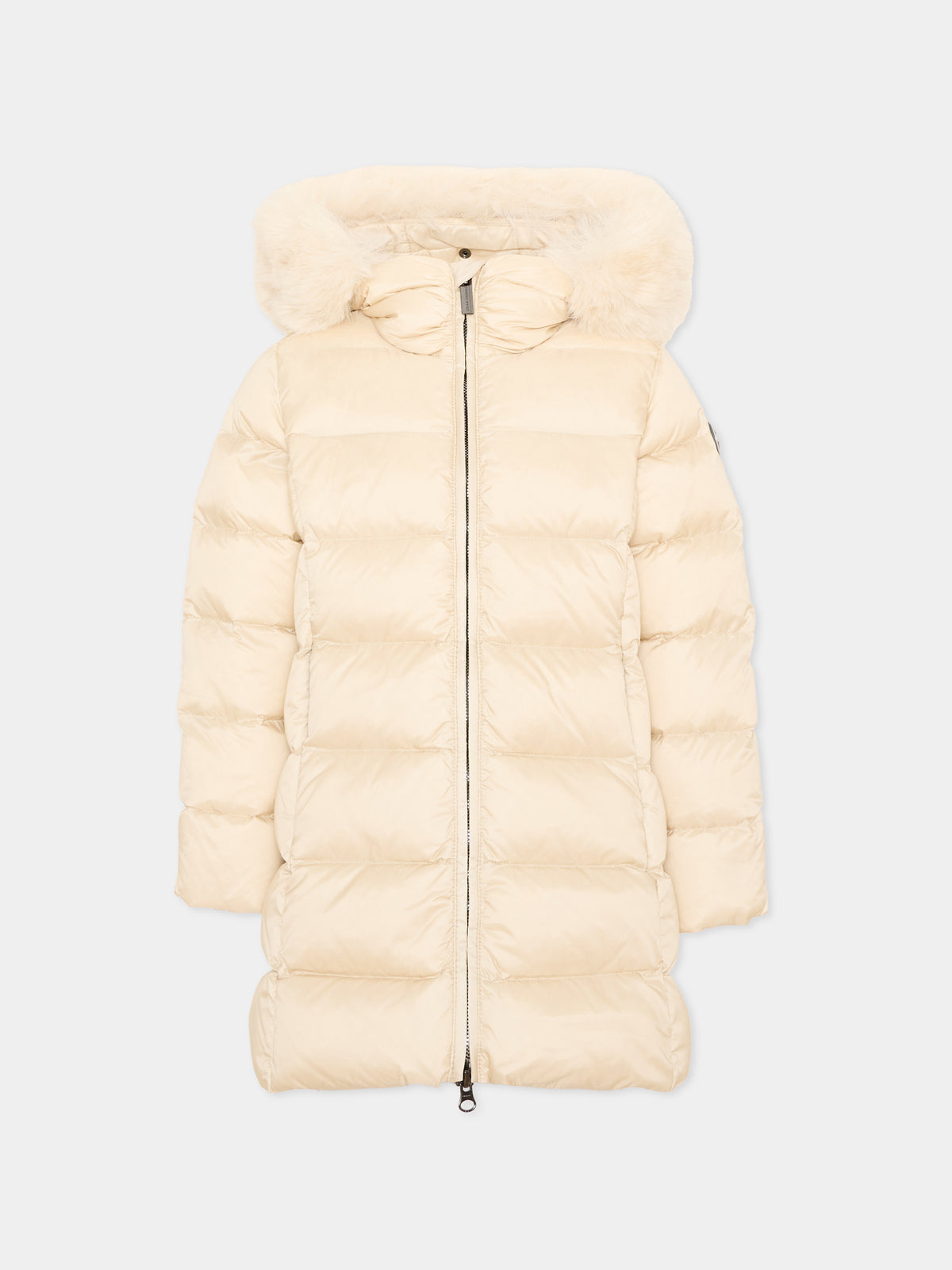Piumino beige per bambina lungo,Colmar Originals Kids,34000010E 2YO 56