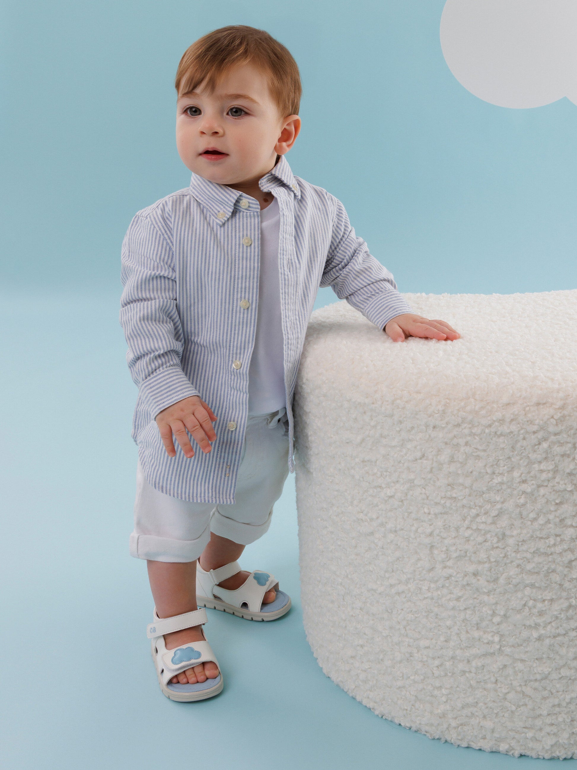 Sandali bianchi Little Cirrus per neonato,Falcotto X Coccolebimbi,0011501175.01.1N22