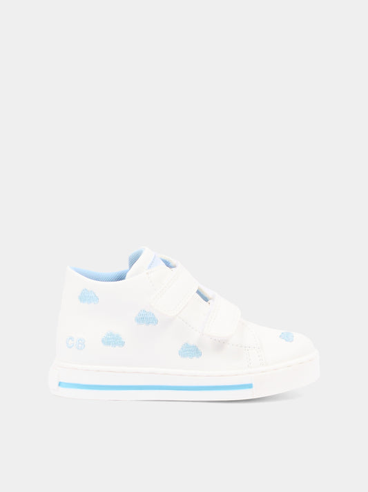 Sneaker bianca Little Cirrus per neonato,Falcotto X Coccolebimbi,0012020236.01.1N22