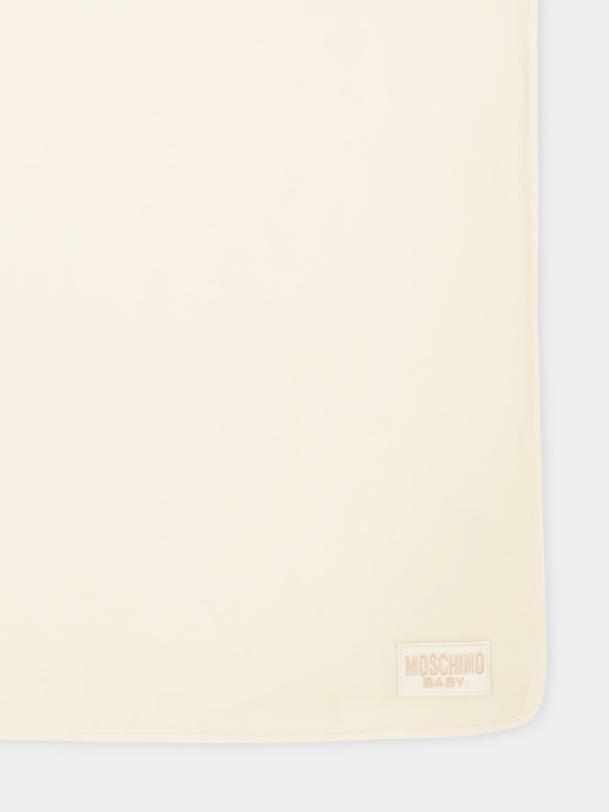 Coperta avorio per neonati con Teddy Bear,Moschino Kids,MPB00F LGA27 10063