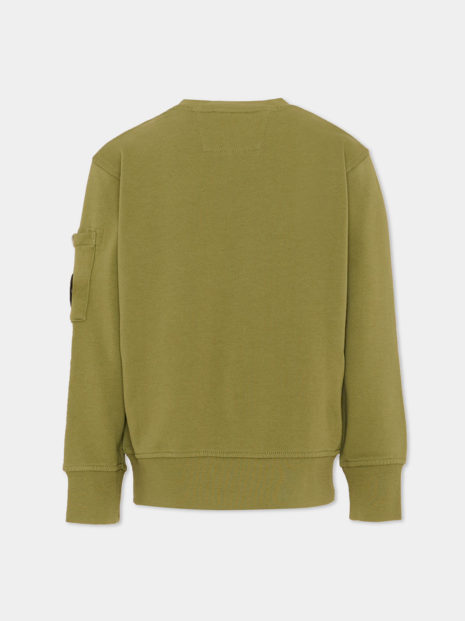 Felpa verde per bambino con lente,C. P. Company,CMF00X LCA76 30803