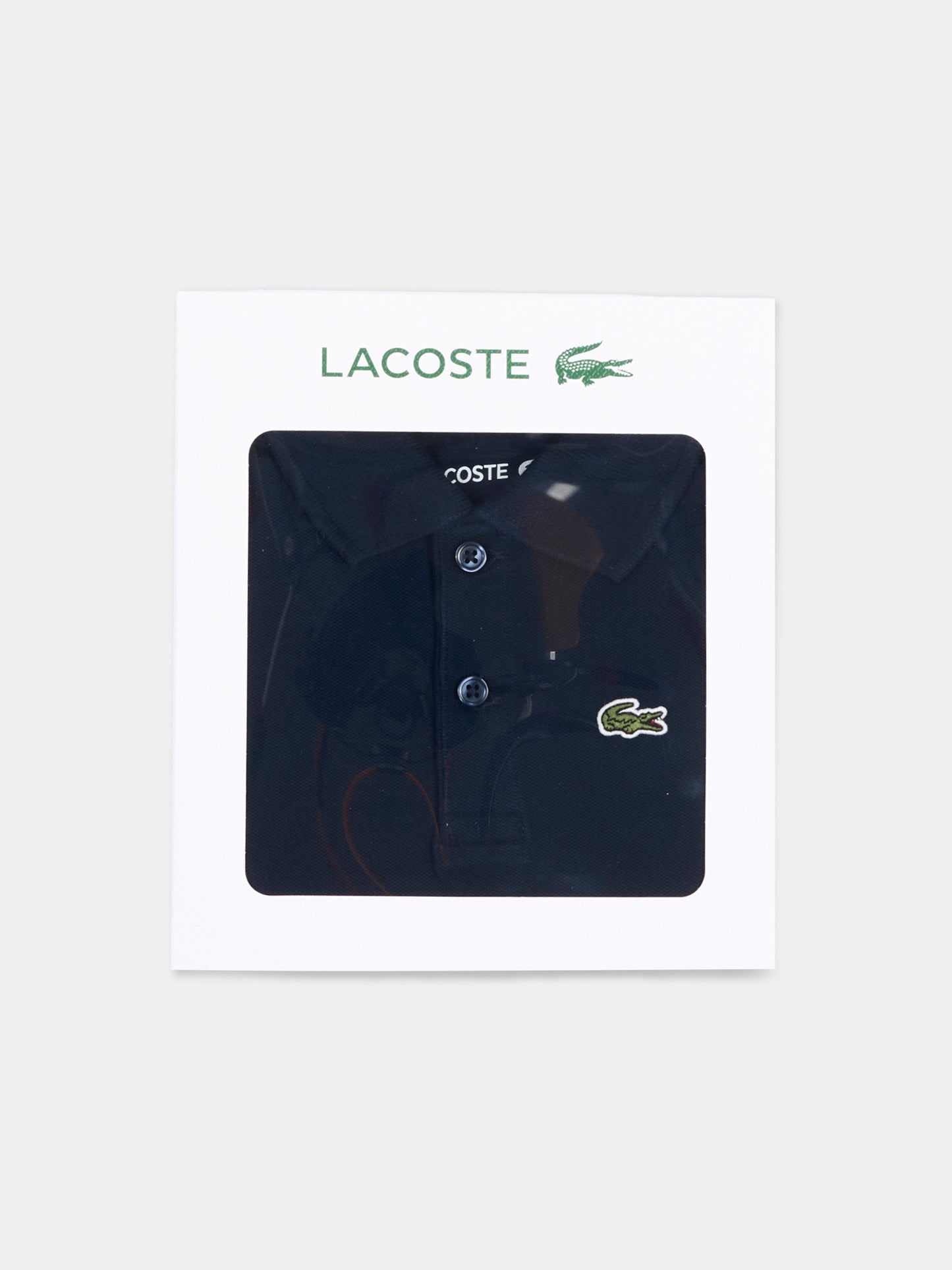 Body blu per neonato con logo,Lacoste,7338 UGW