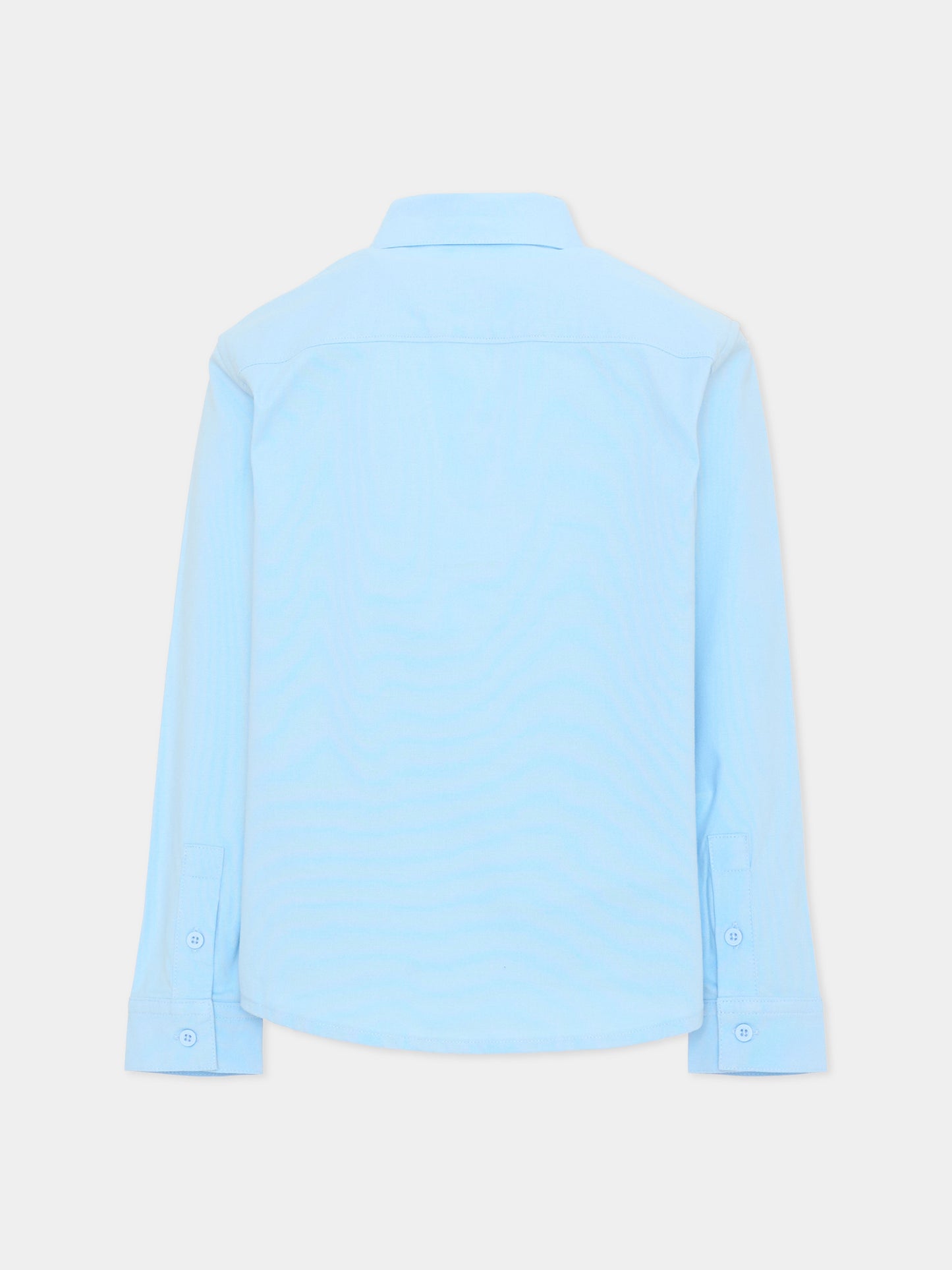 Camicia celeste per bambino con logo,Lacoste,7148 HBP