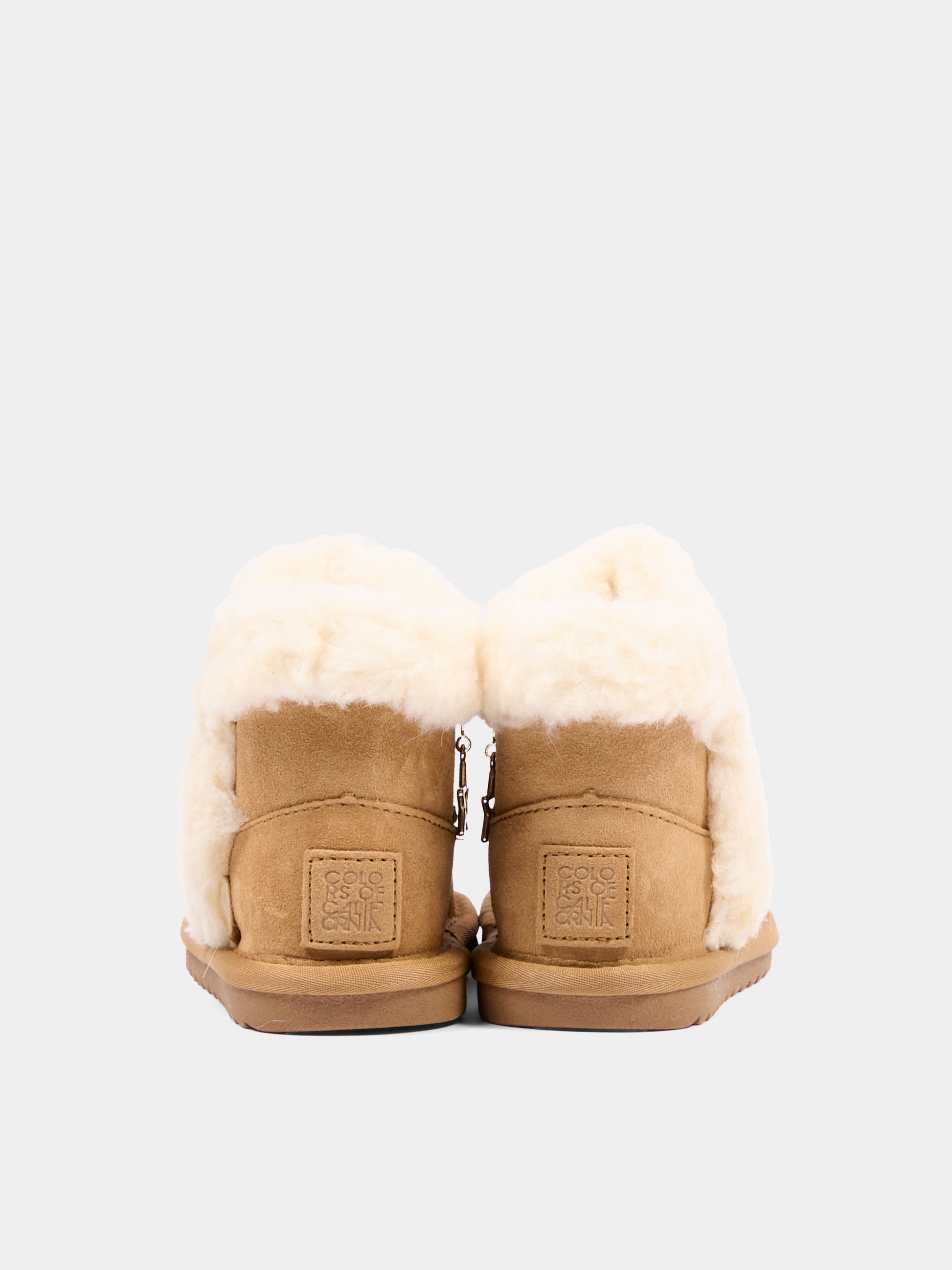 Stivaletti beige per bambina,Colors Of California,HC YB017 TAN
