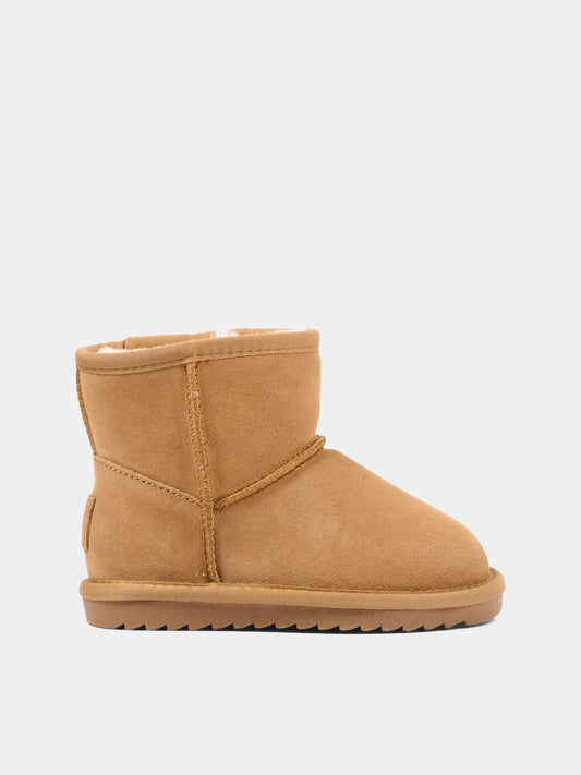 Stivaletti beige per bambini,Colors Of California,HC YK001 TAN